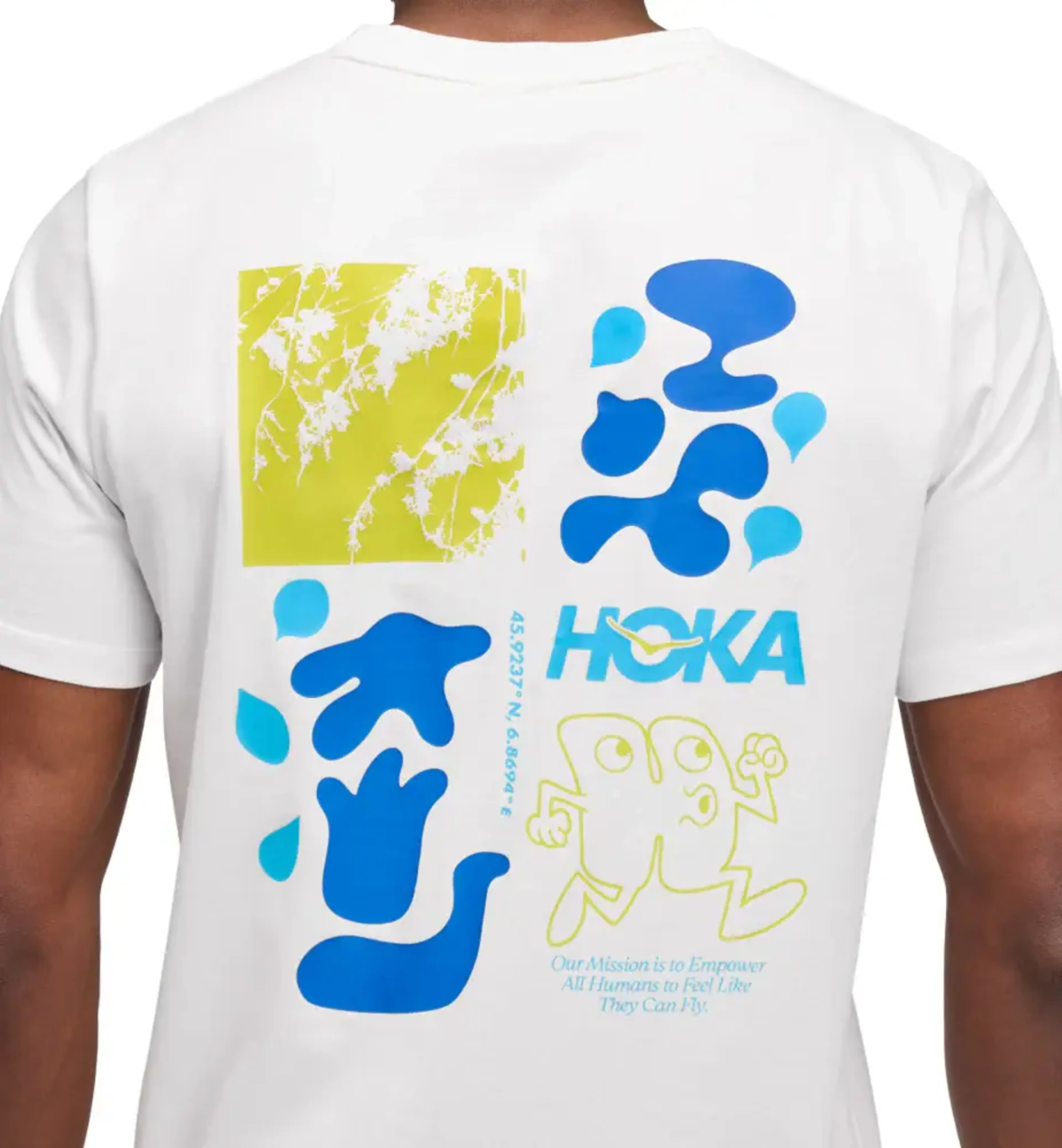 M HOKA COLLAGE GPX TEE M HOKA COLLAGE GPX TEE