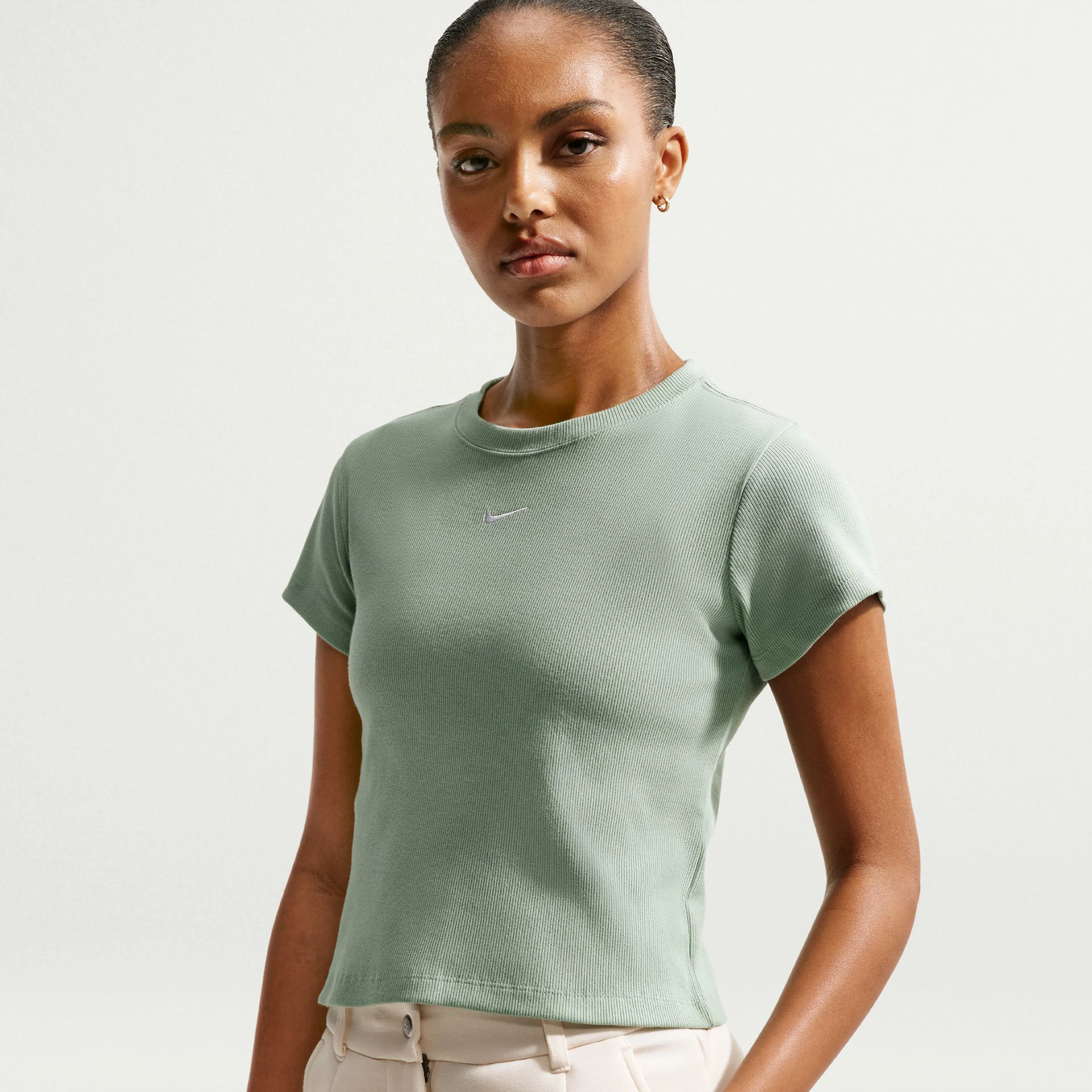 Sportswear Women's Tight Ribbed Short-Sleeve T-Shirt