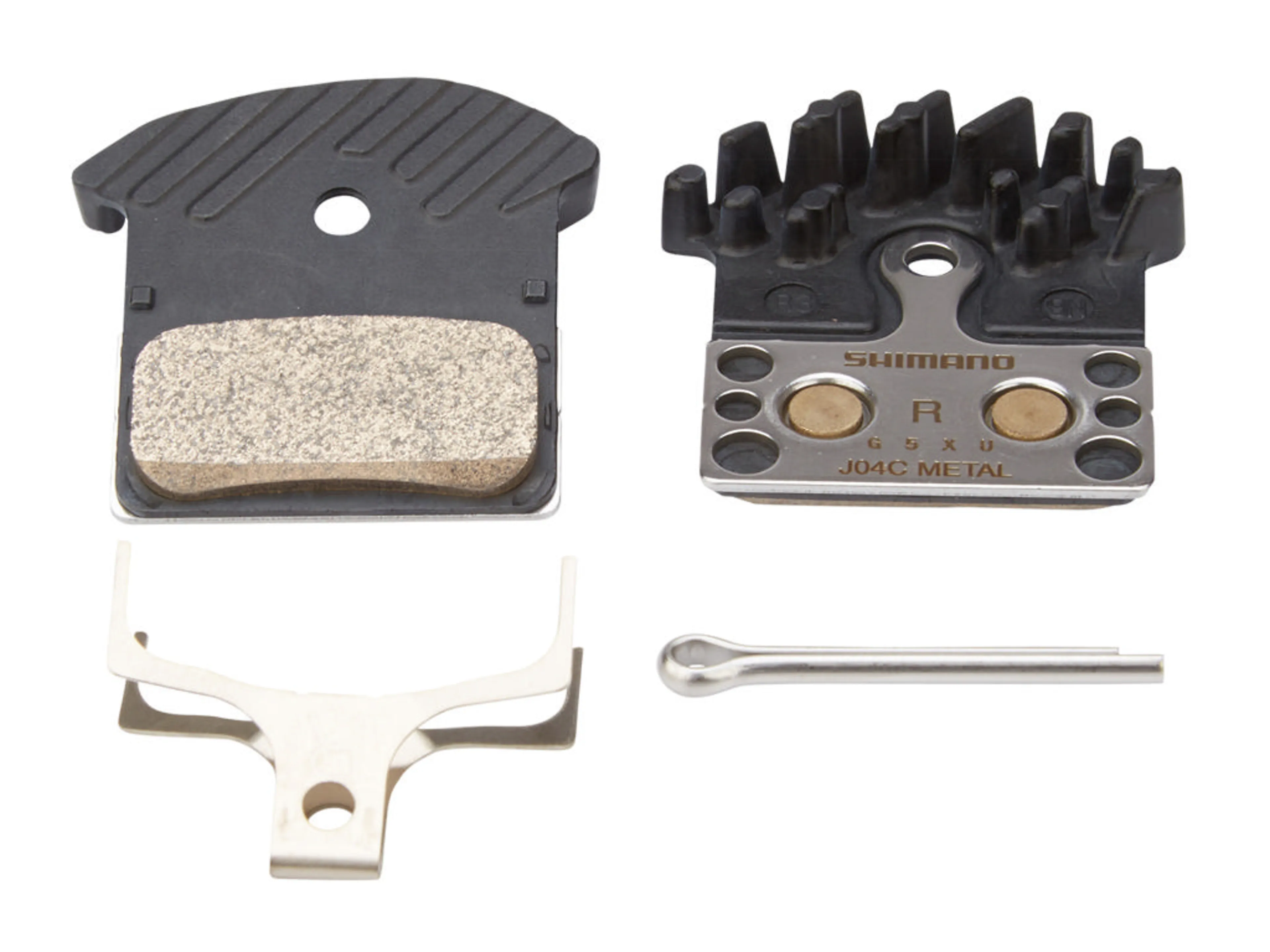 Skivebremsbelegg XTR J04C Metall, kjøleribber, BR-M9000