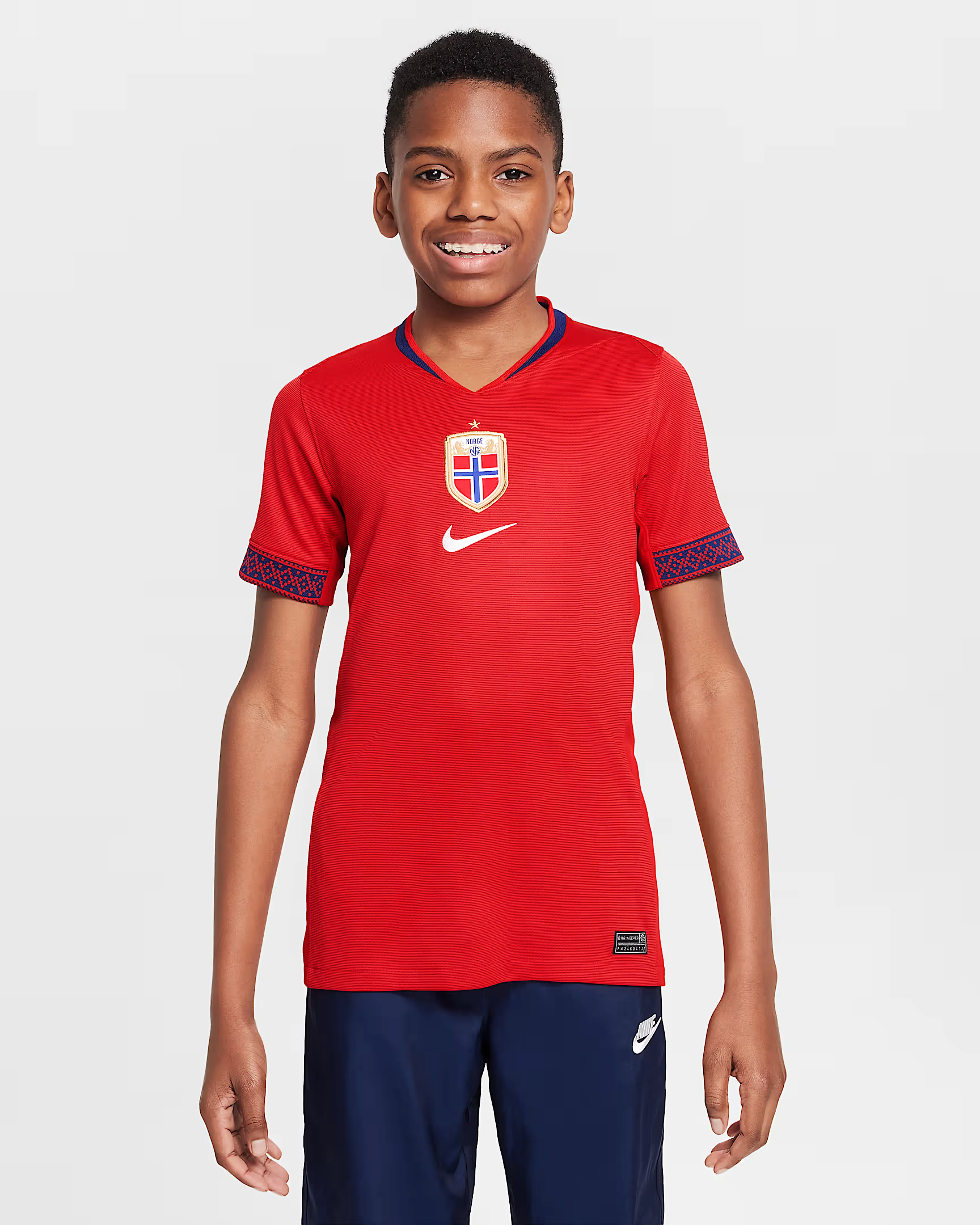 Norge 2025 Youth Stadium Home jersey (kvinnelaget, hjemmedrakt) 