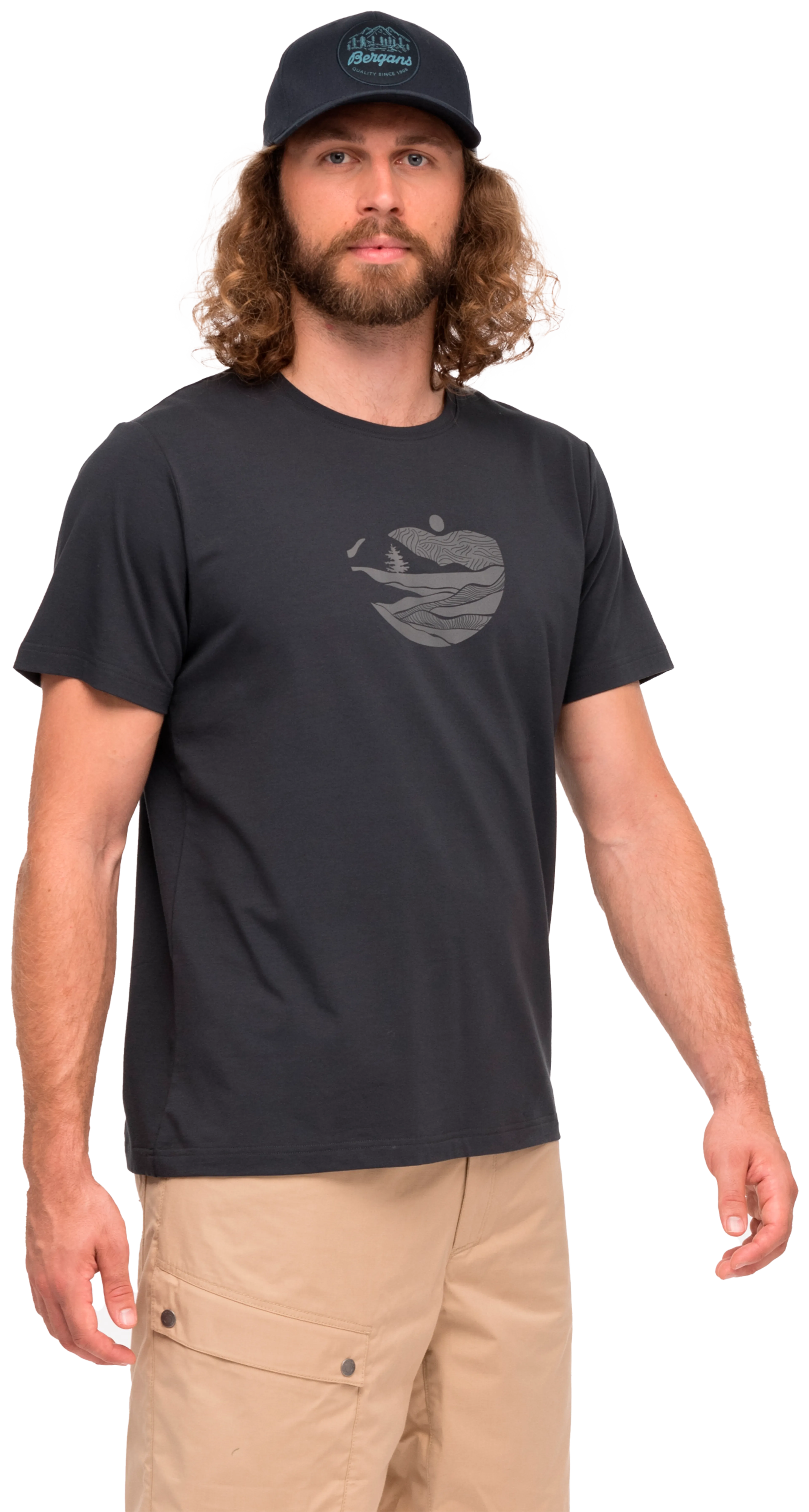 Nordmarka Organic Cotton Print Tee Men Nordmarka Organic Cotton Print Tee Men