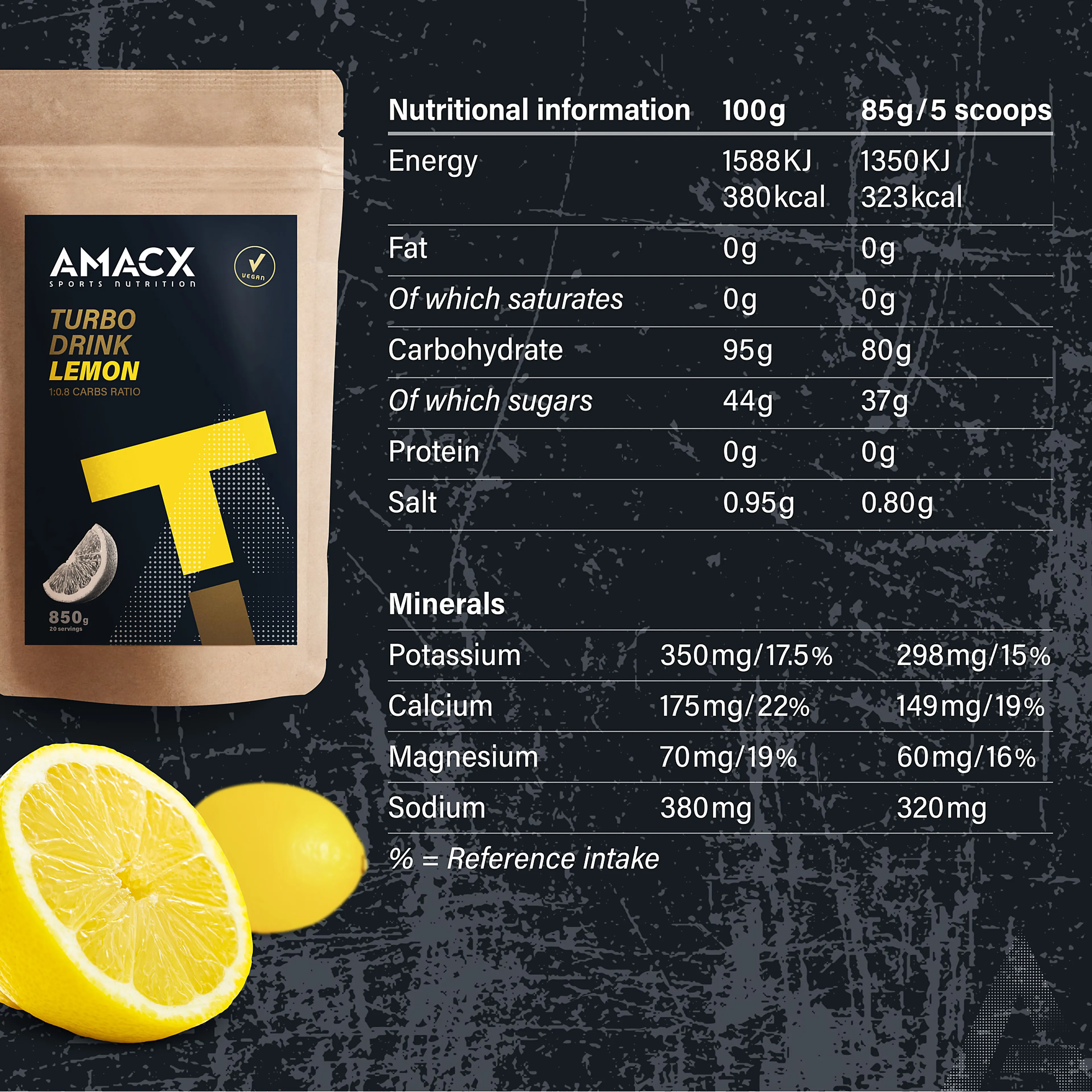 Turbo Energy Drink Lemon