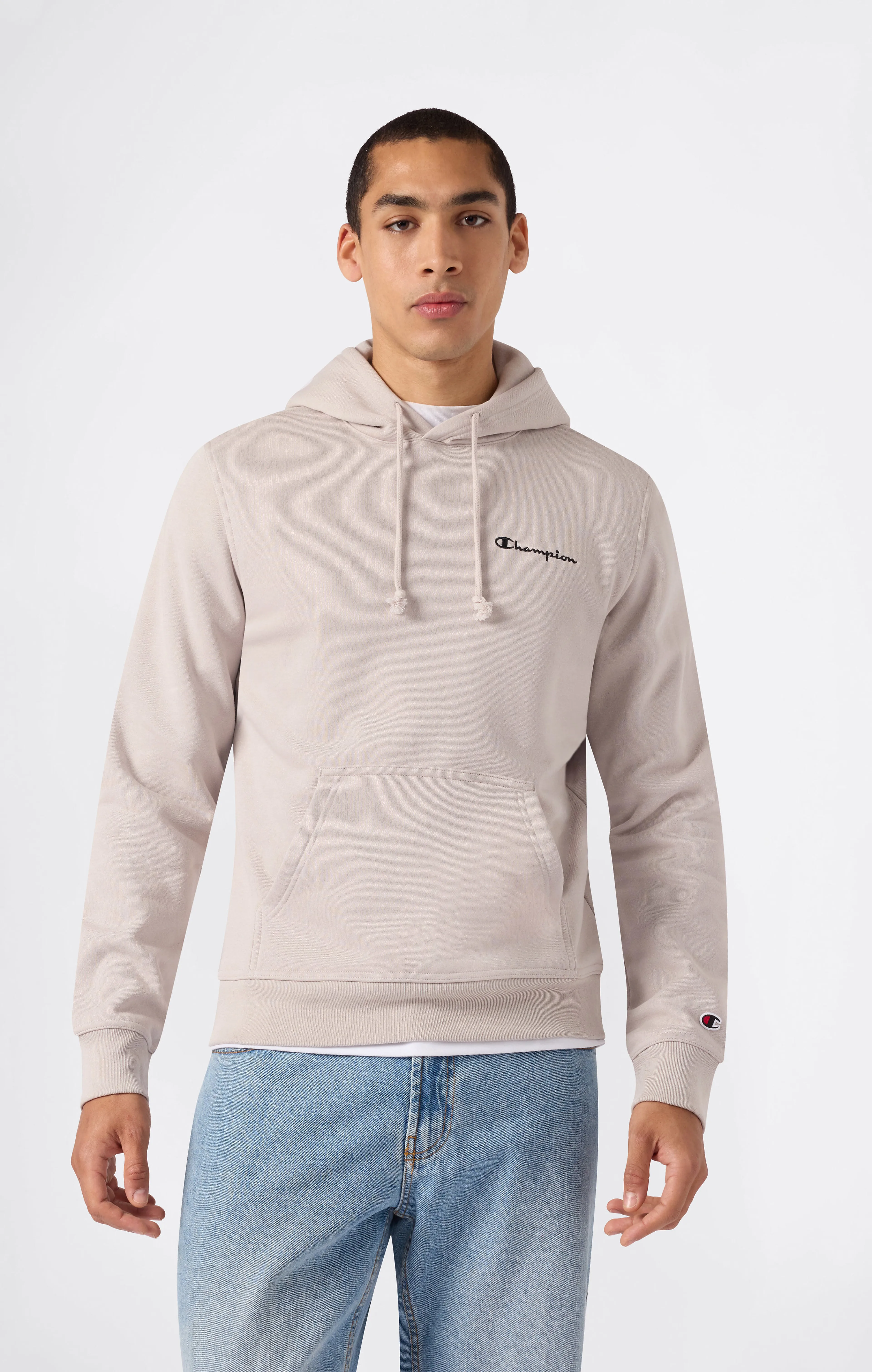 Hooded Sweatshirt small contrast logo mens