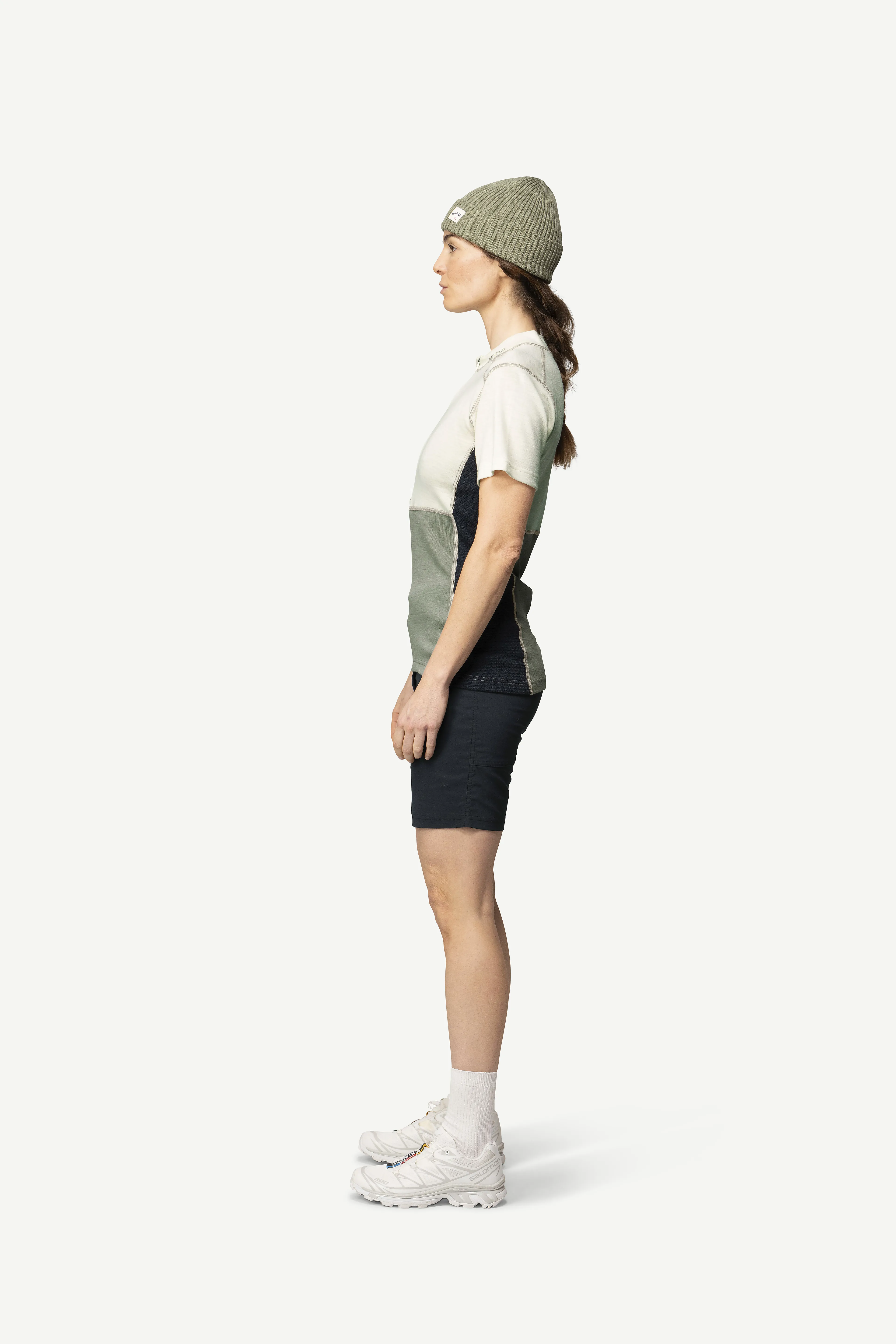 LAUPAREN MERINO 190 ZIP TEE WMN