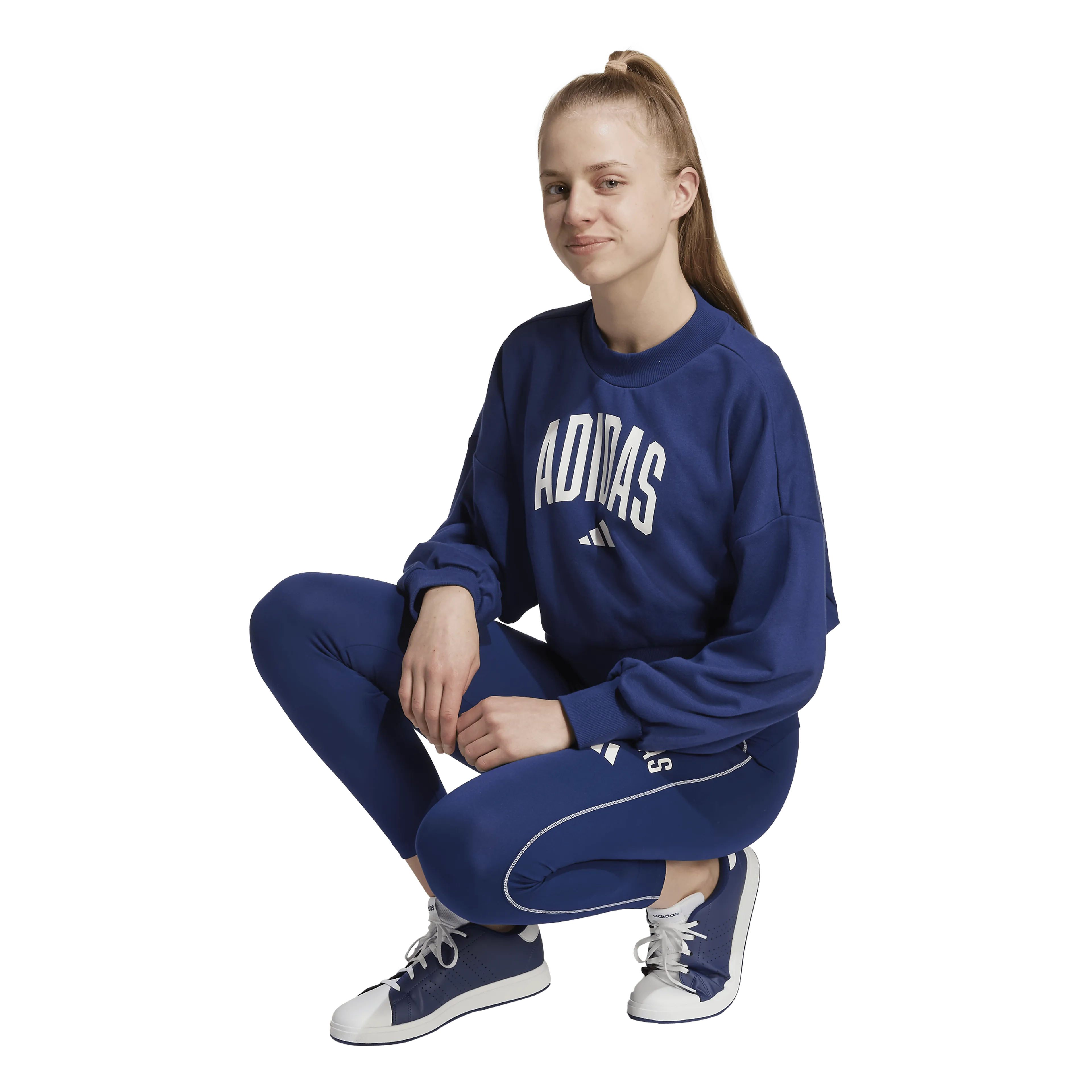 Seasonals Essentials Collegiate Typography Crewneck Genser Junior