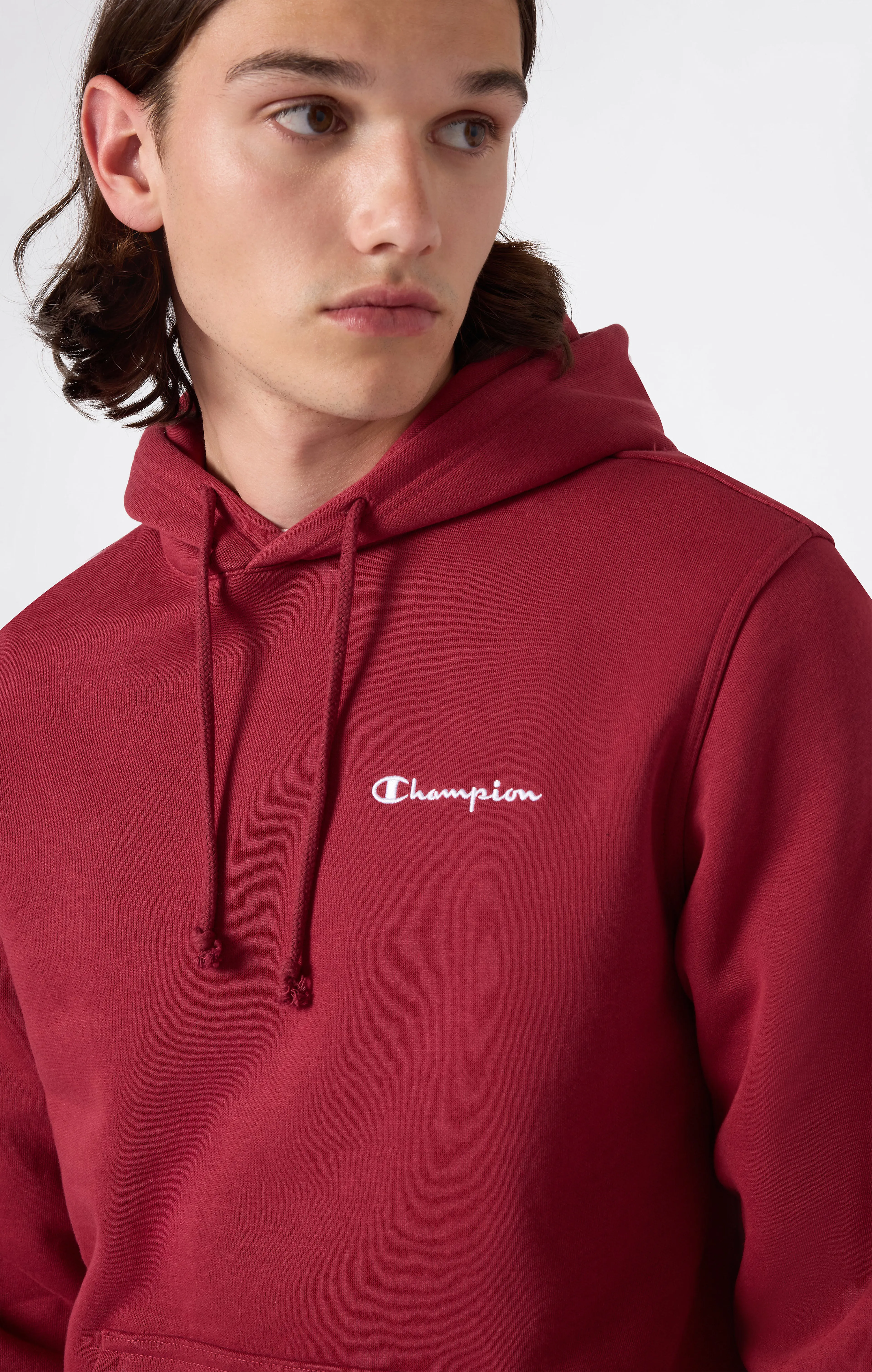 Hooded Sweatshirt small contrast logo mens