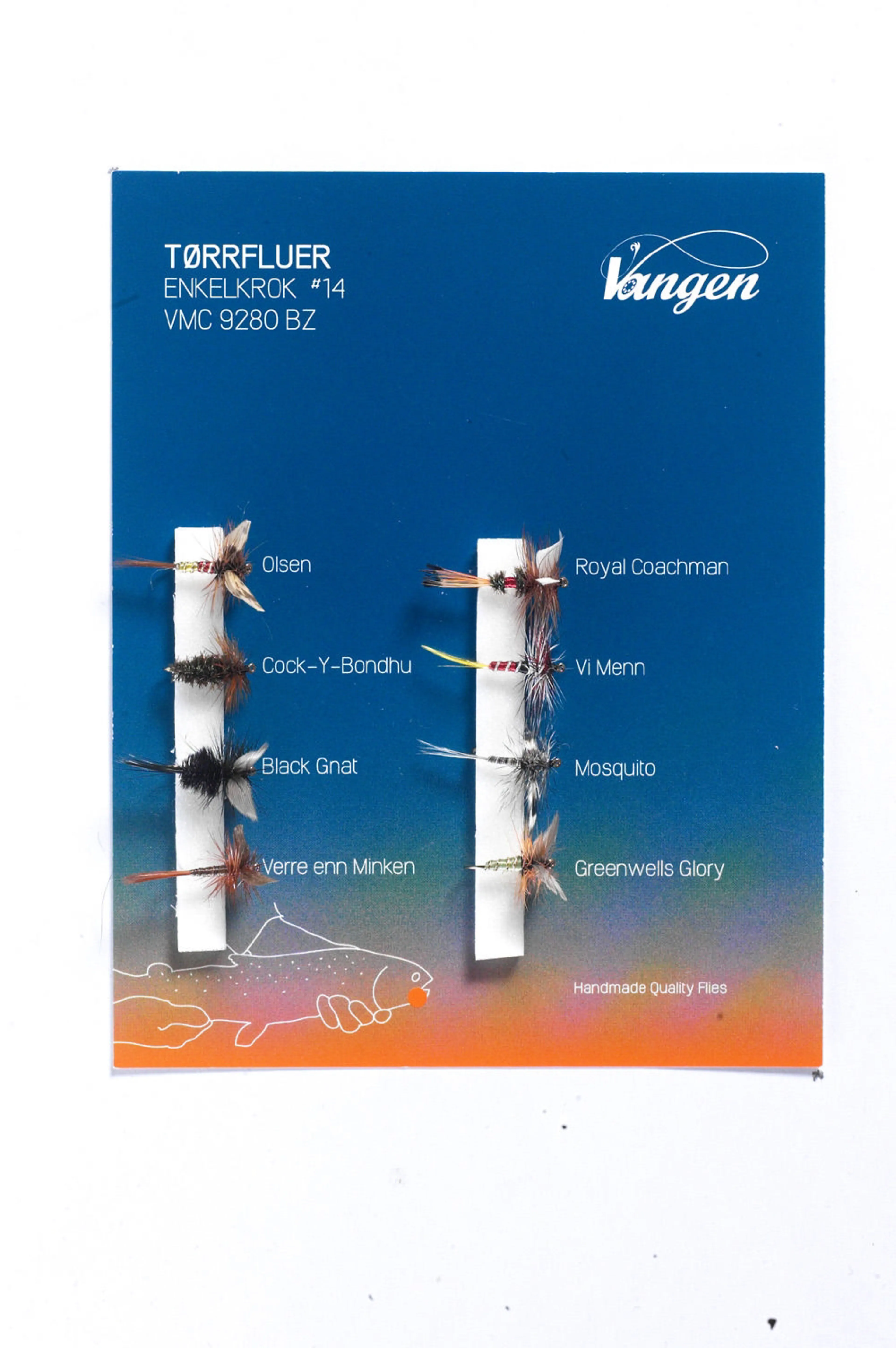 TØRRFLUER ENKEL 14 8ST