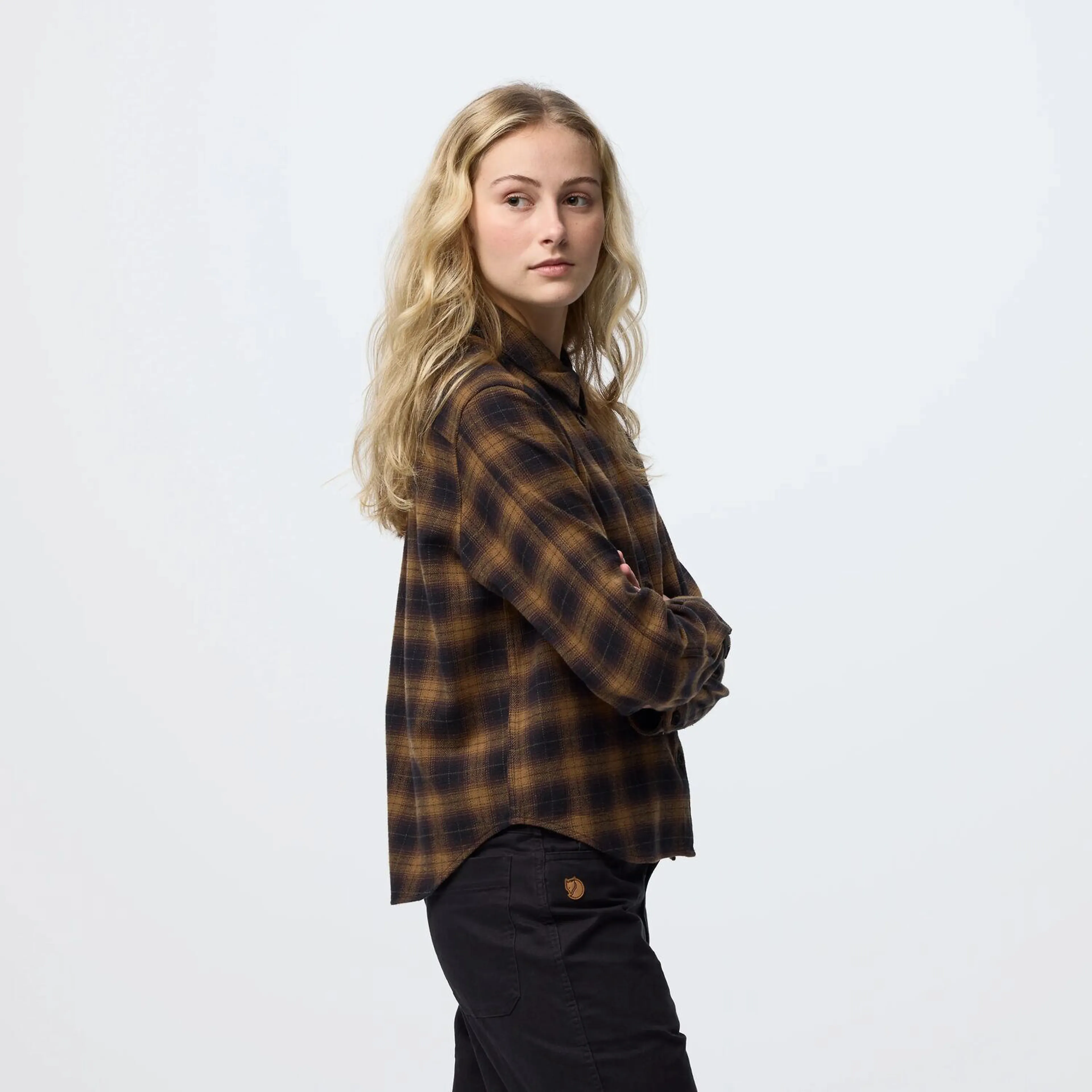 Övik Boxy Flannel Shirt W