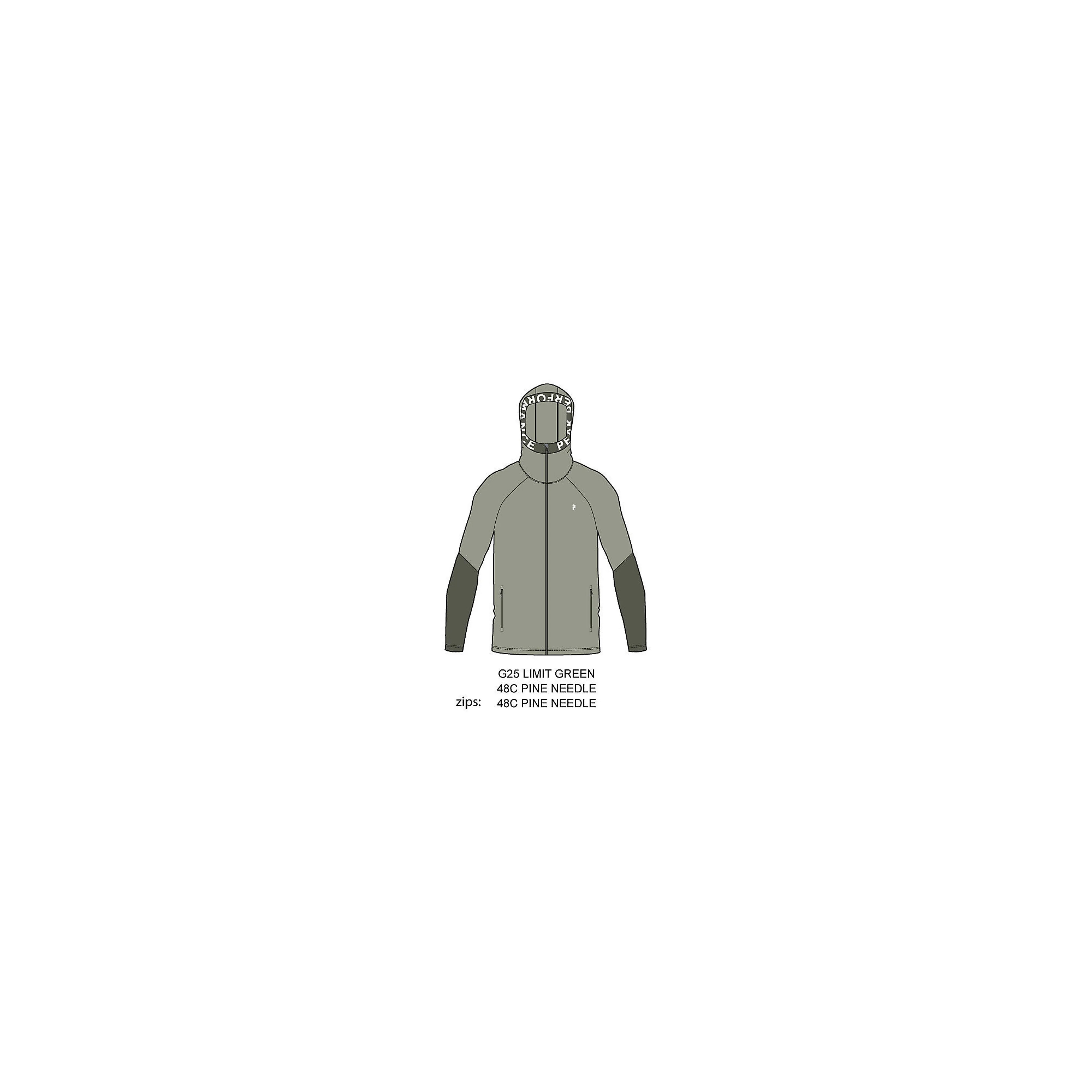 W Rider Mid Zip Hood mellomlagsjakke dame W Rider Mid Zip Hood mellomlagsjakke dame