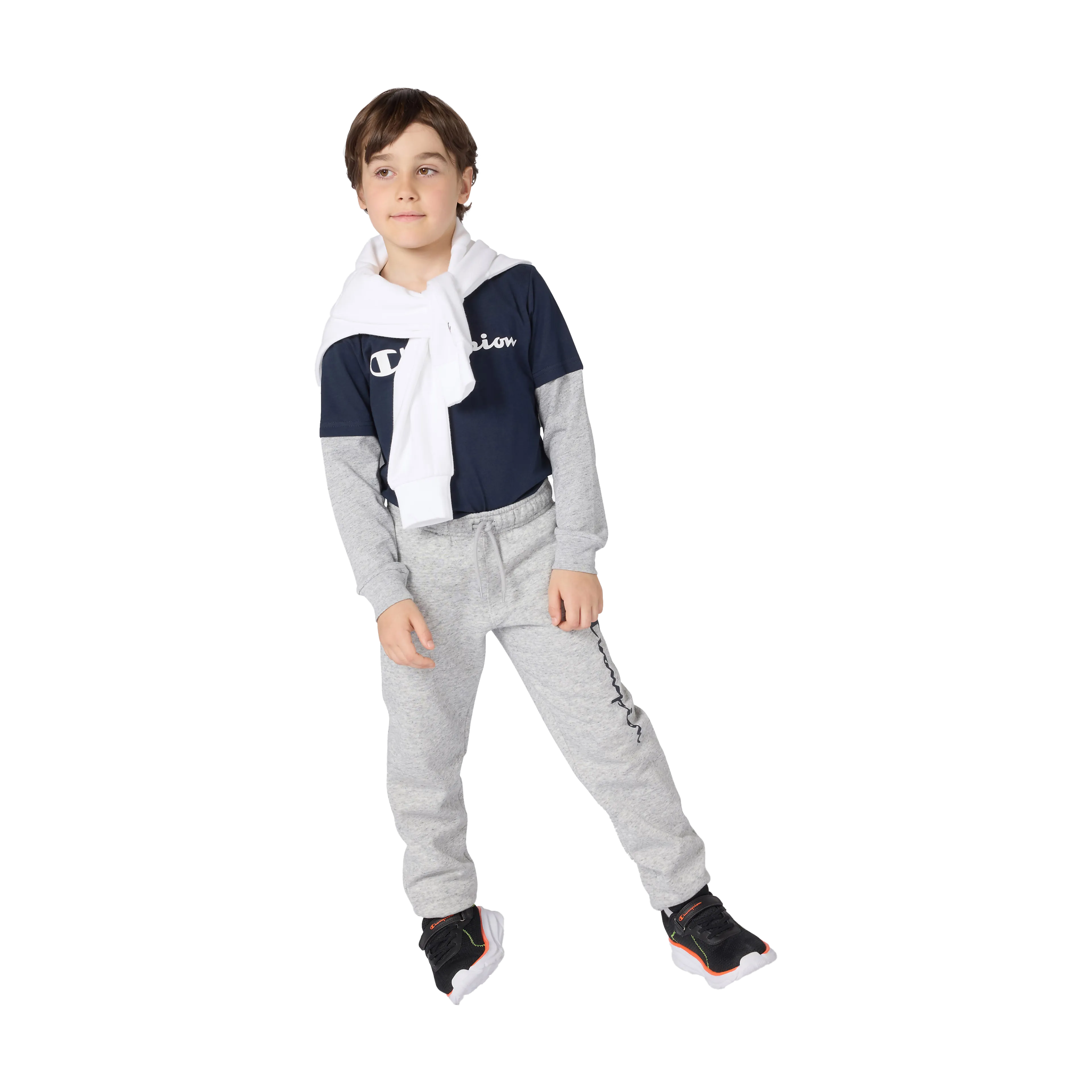Rib Cuff Pants print junior