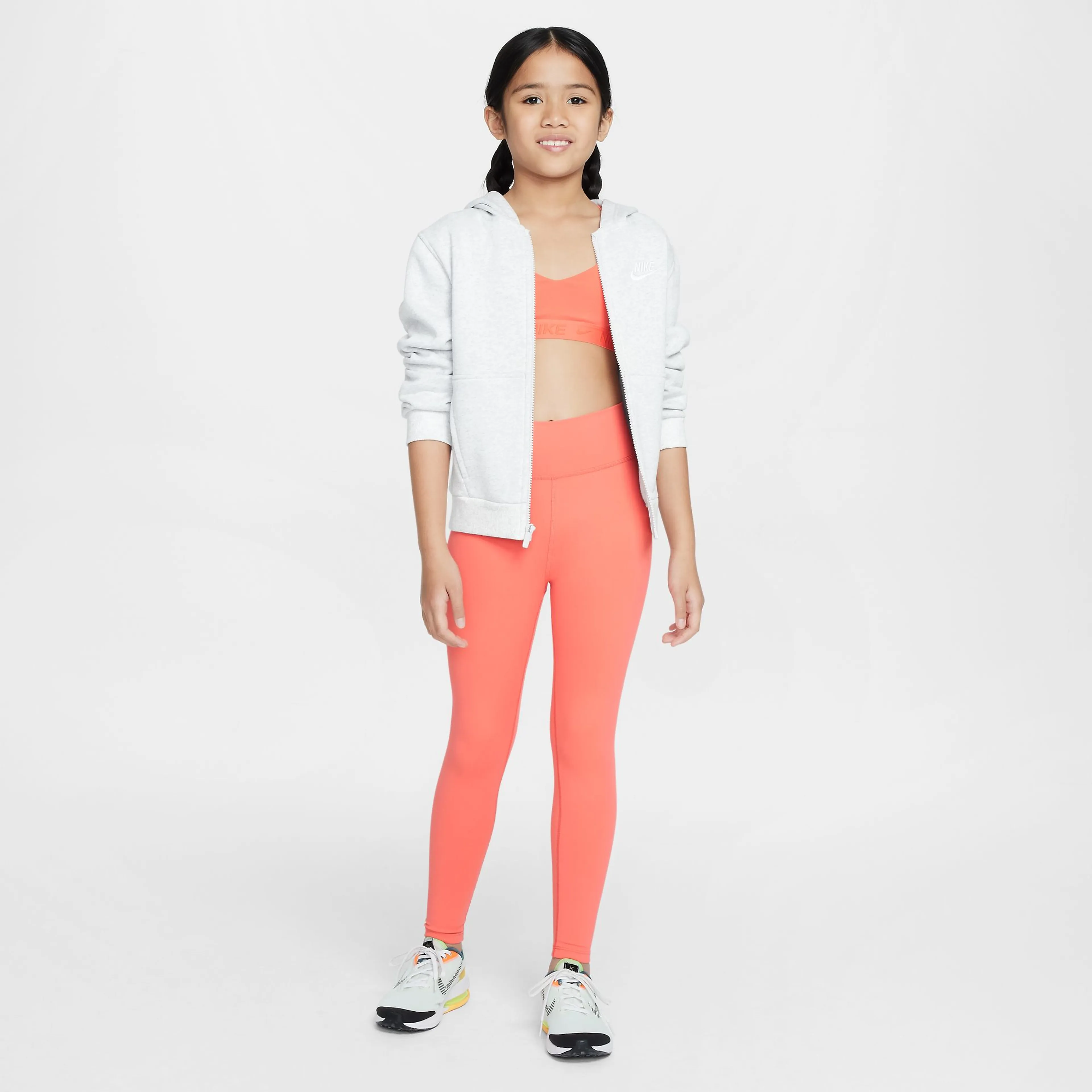 Big Kids' Dri-FIT High-Waisted Leggings