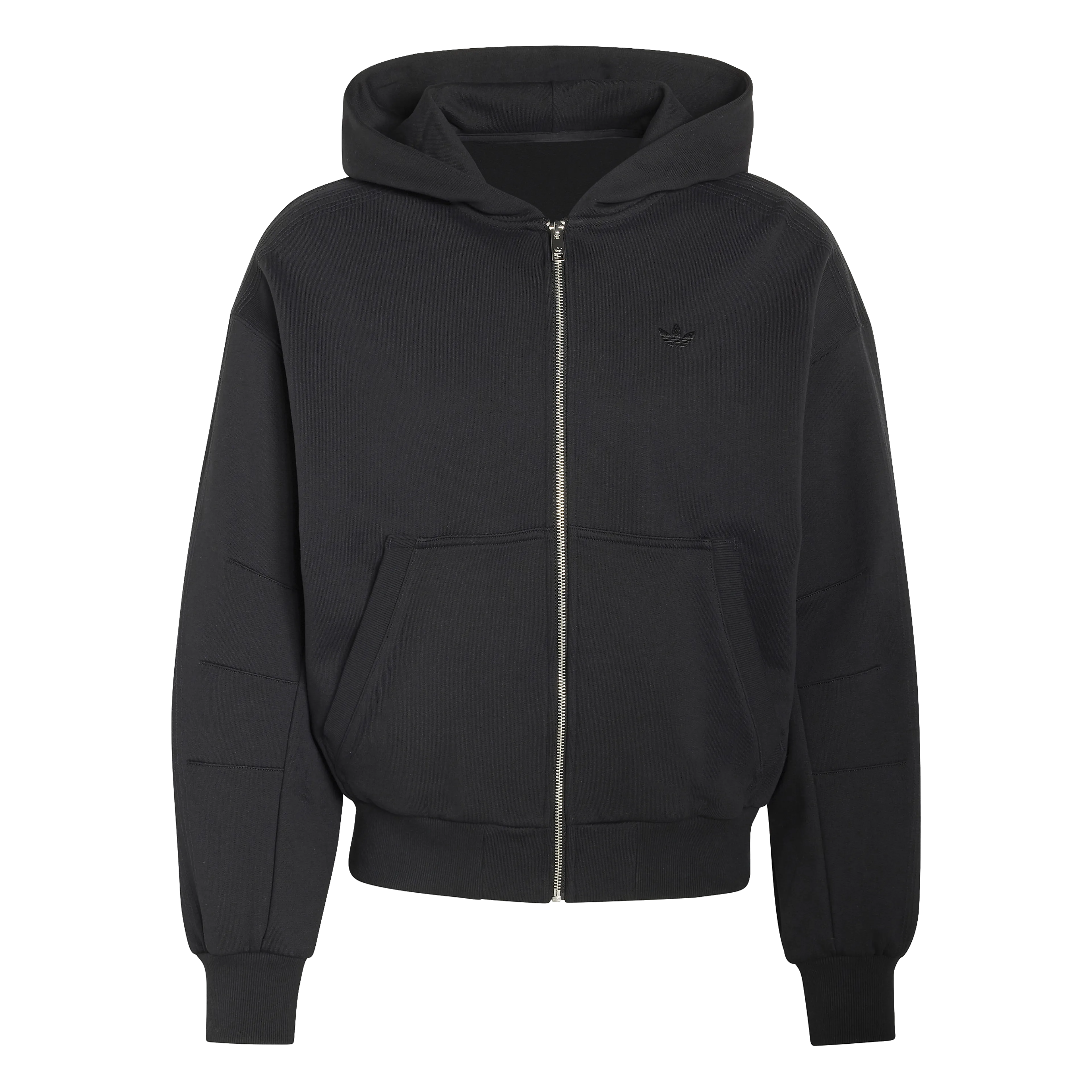 PREMIUM ESSENTIALS CROPPED FULL ZIP