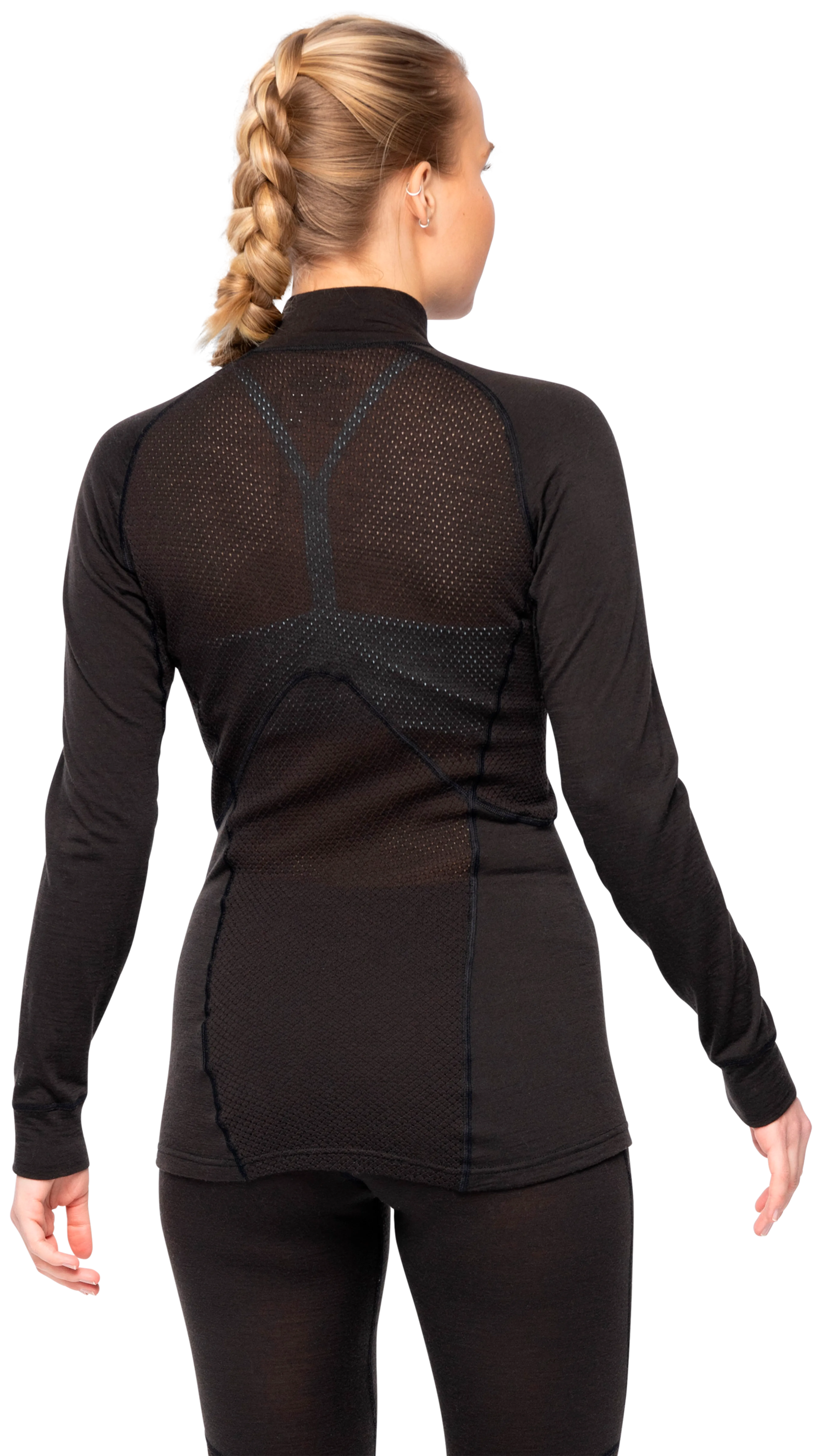 Inner:Pure Merino Half Zip Women