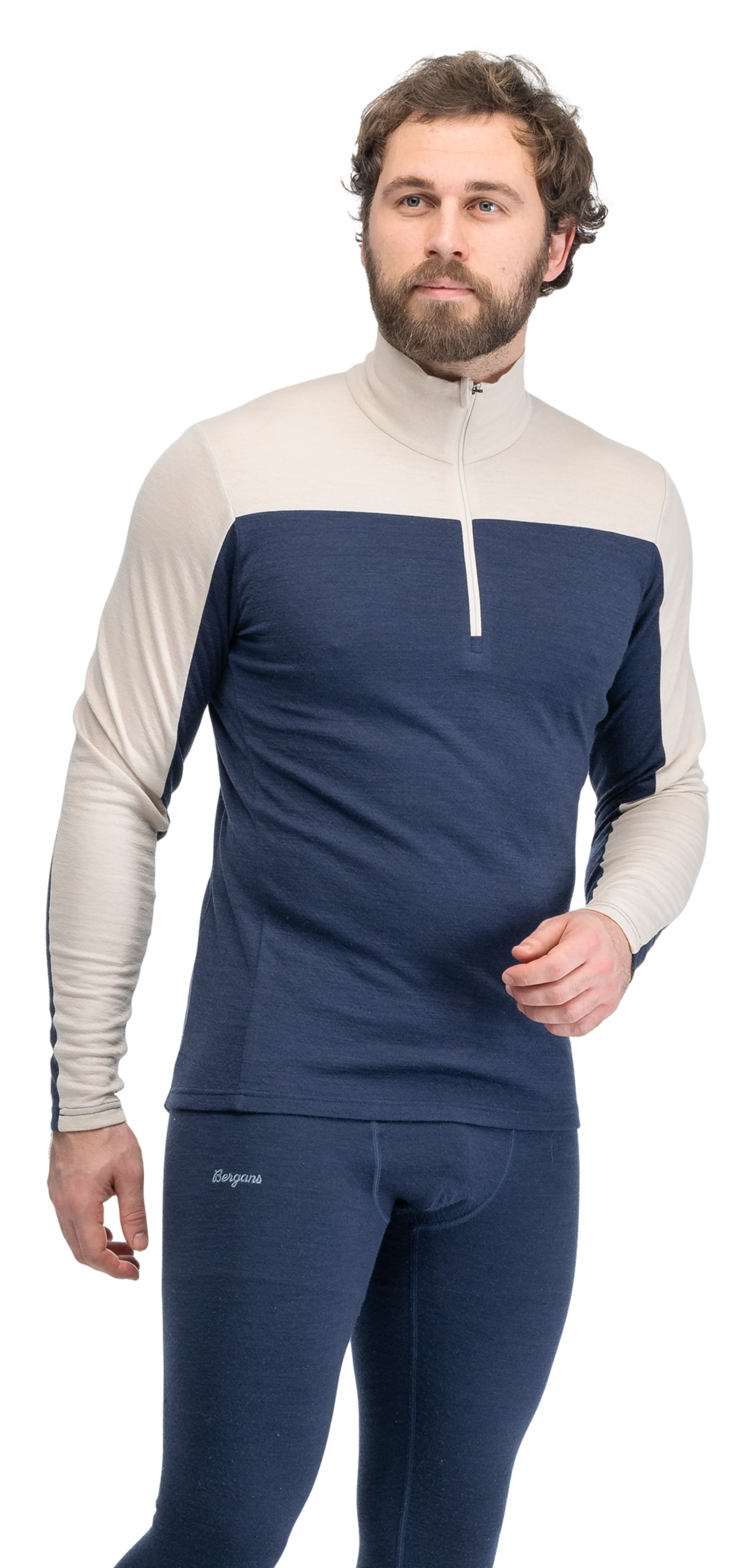 Inner:Dual Merino Half Zip Men
