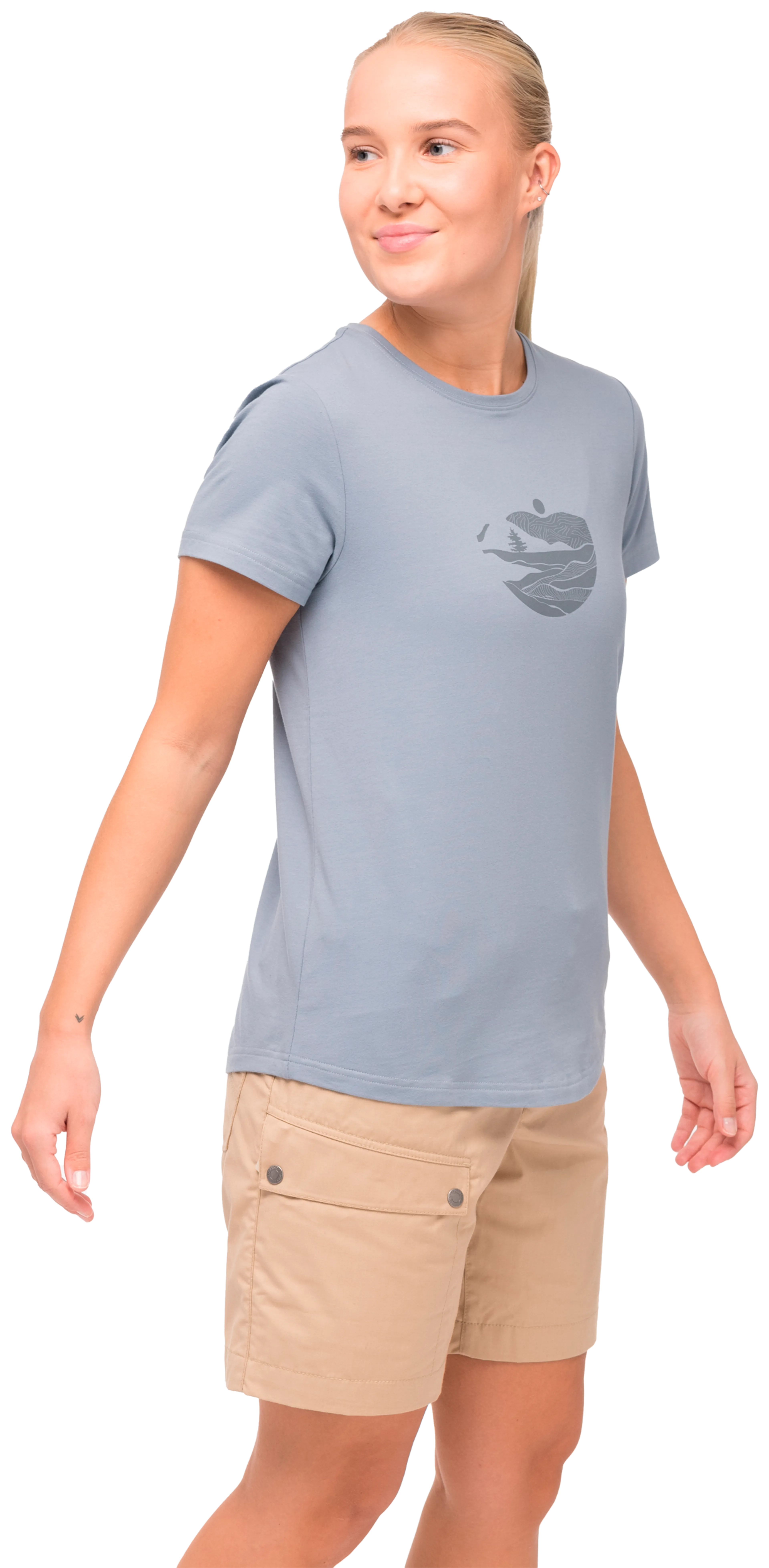 Nordmarka Organic Cotton Print Tee Women