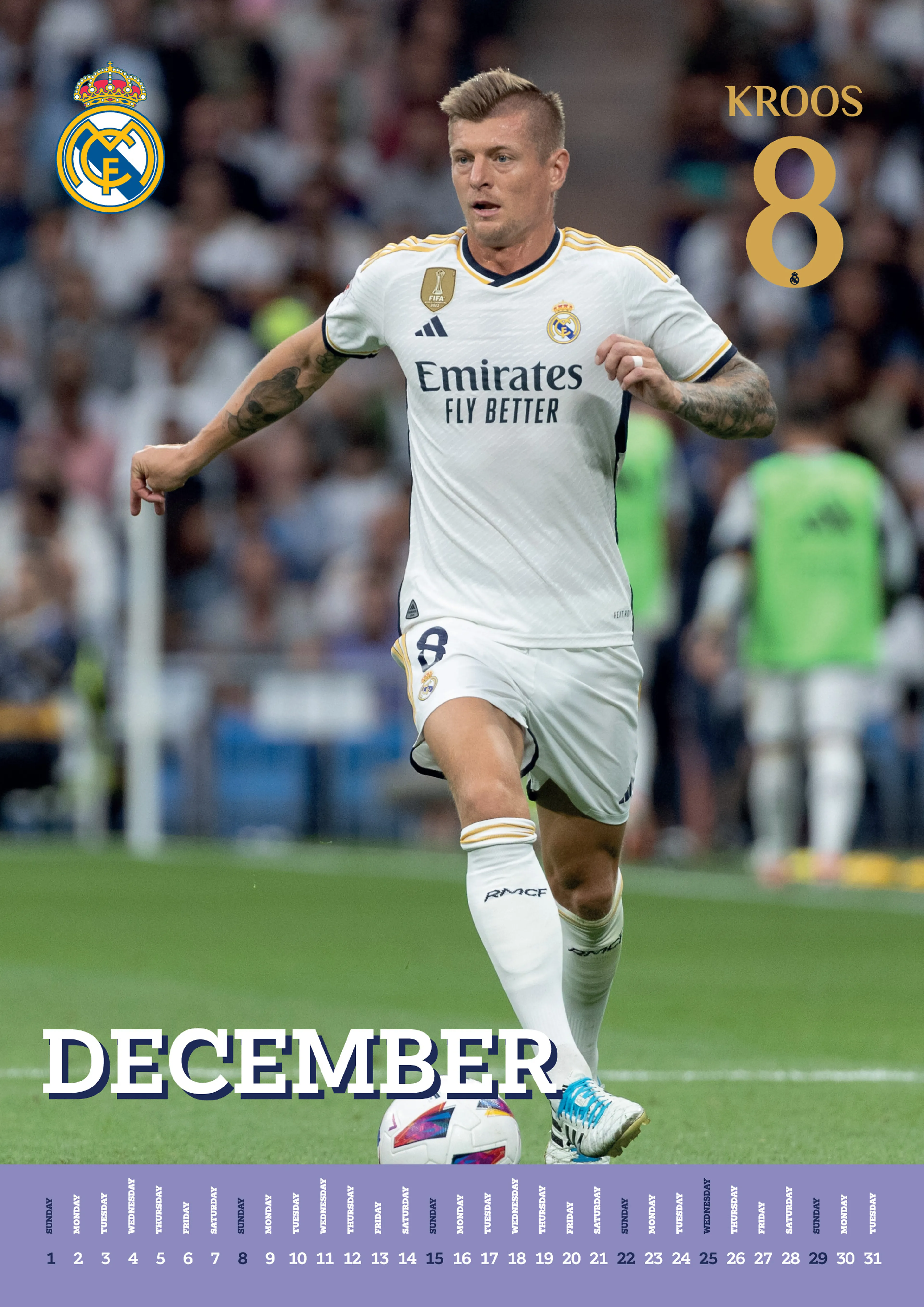 REAL MADRID CF 2024 A3 KALENDER REAL MADRID CF 2024 A3 KALENDER