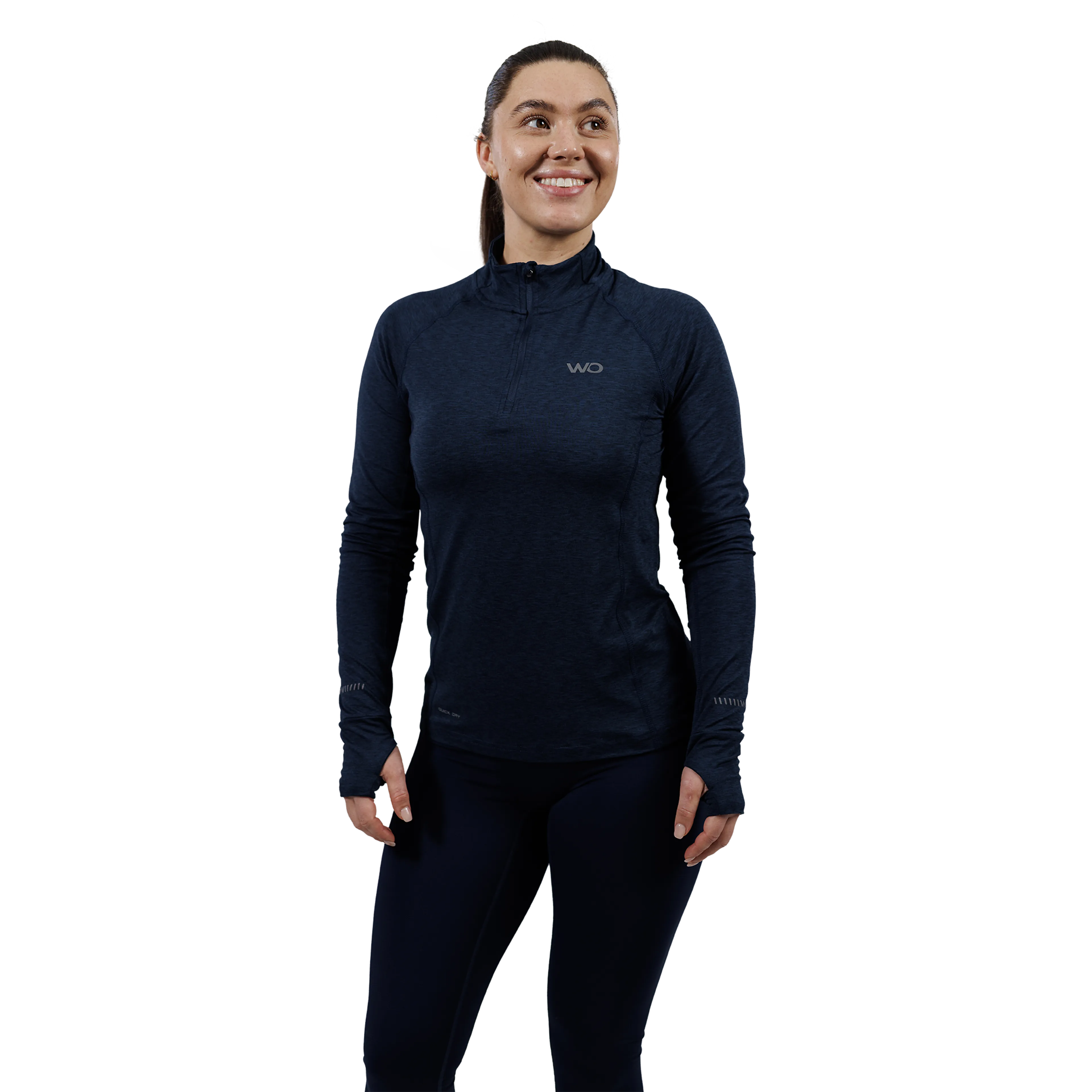 Wolling Melange Performance Midlayer Dame