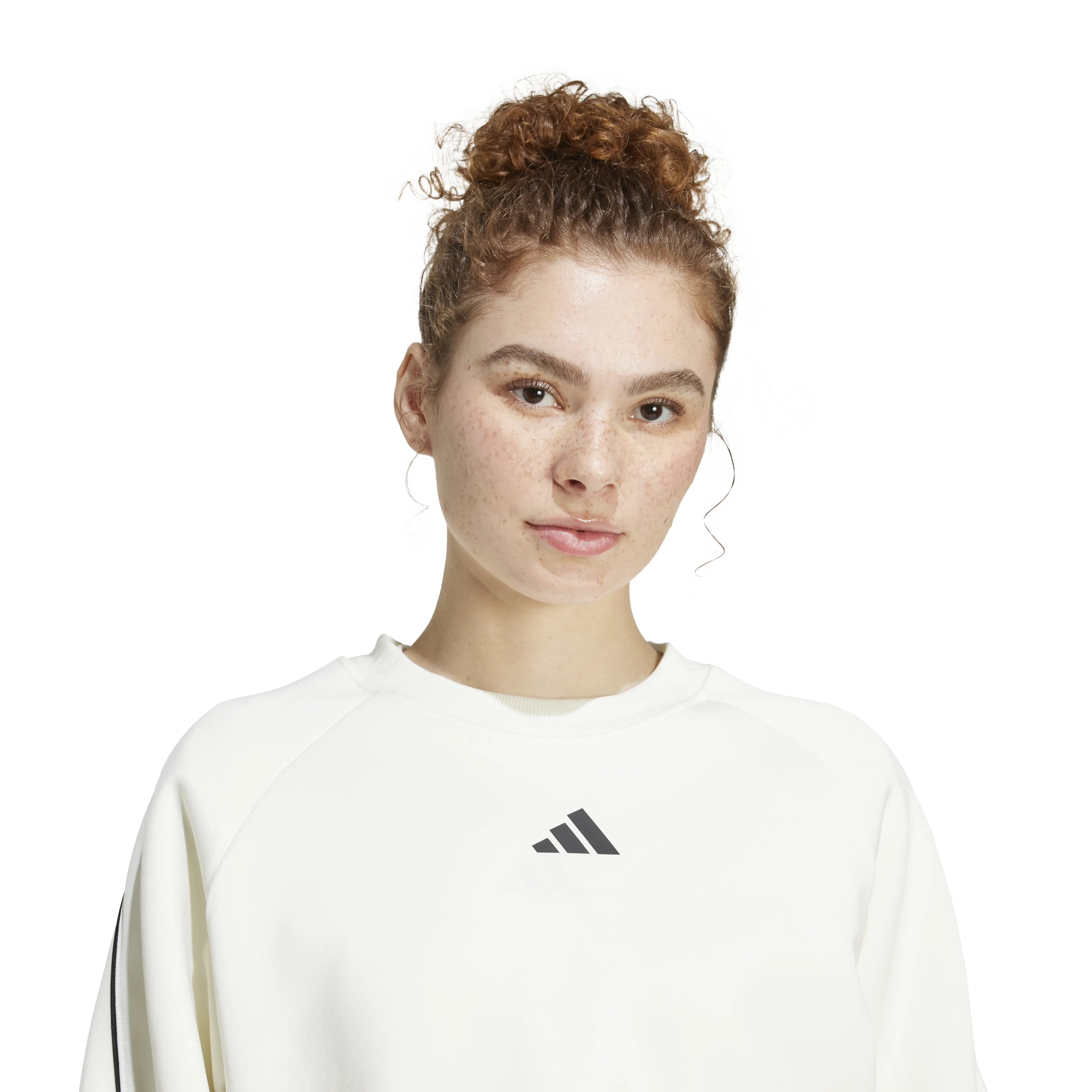 Stadium 3-Stripes Crewneck Genser Dame