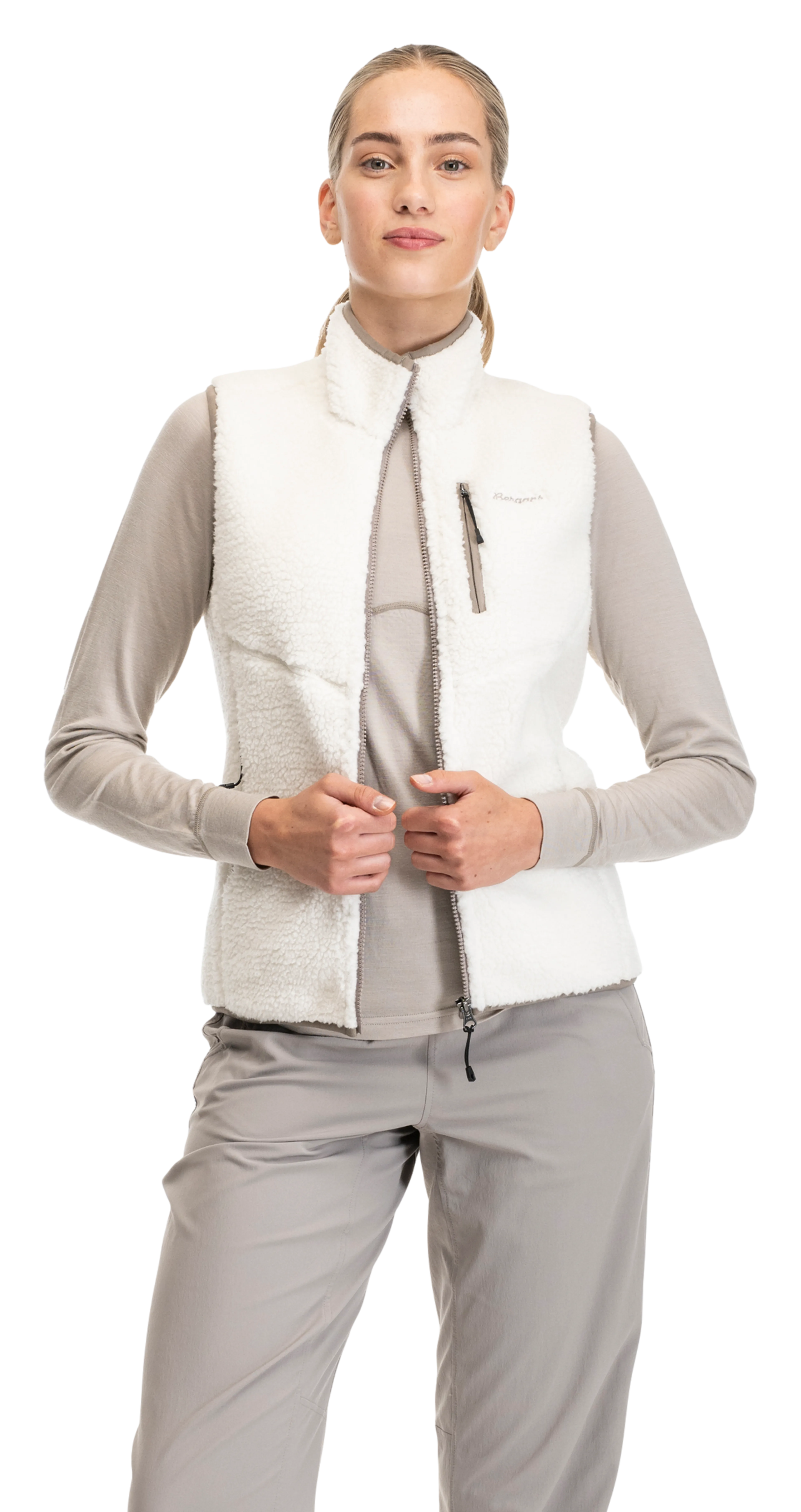 Lunnan Pile Fleece Vest Women