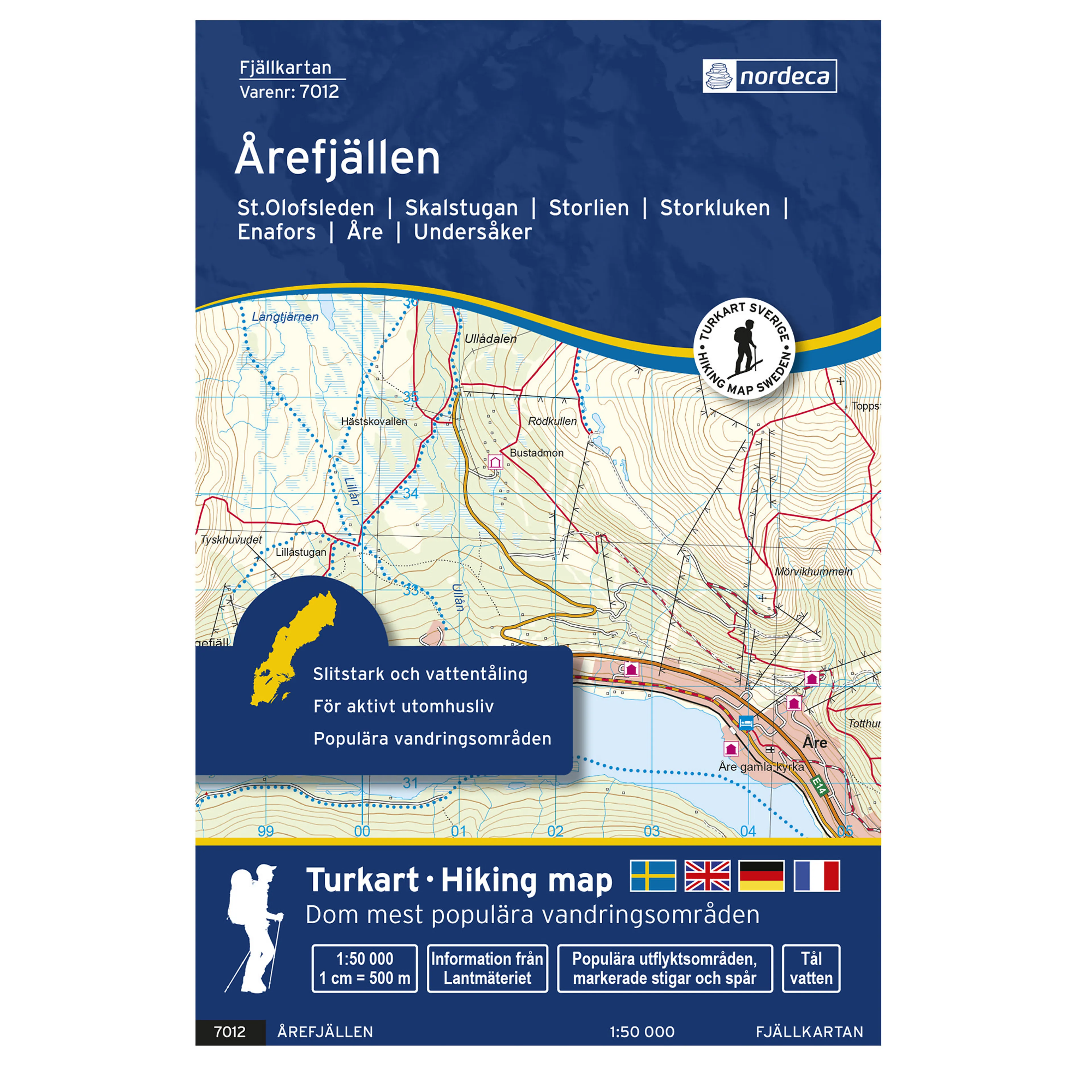 Årefjällen 1:50 000