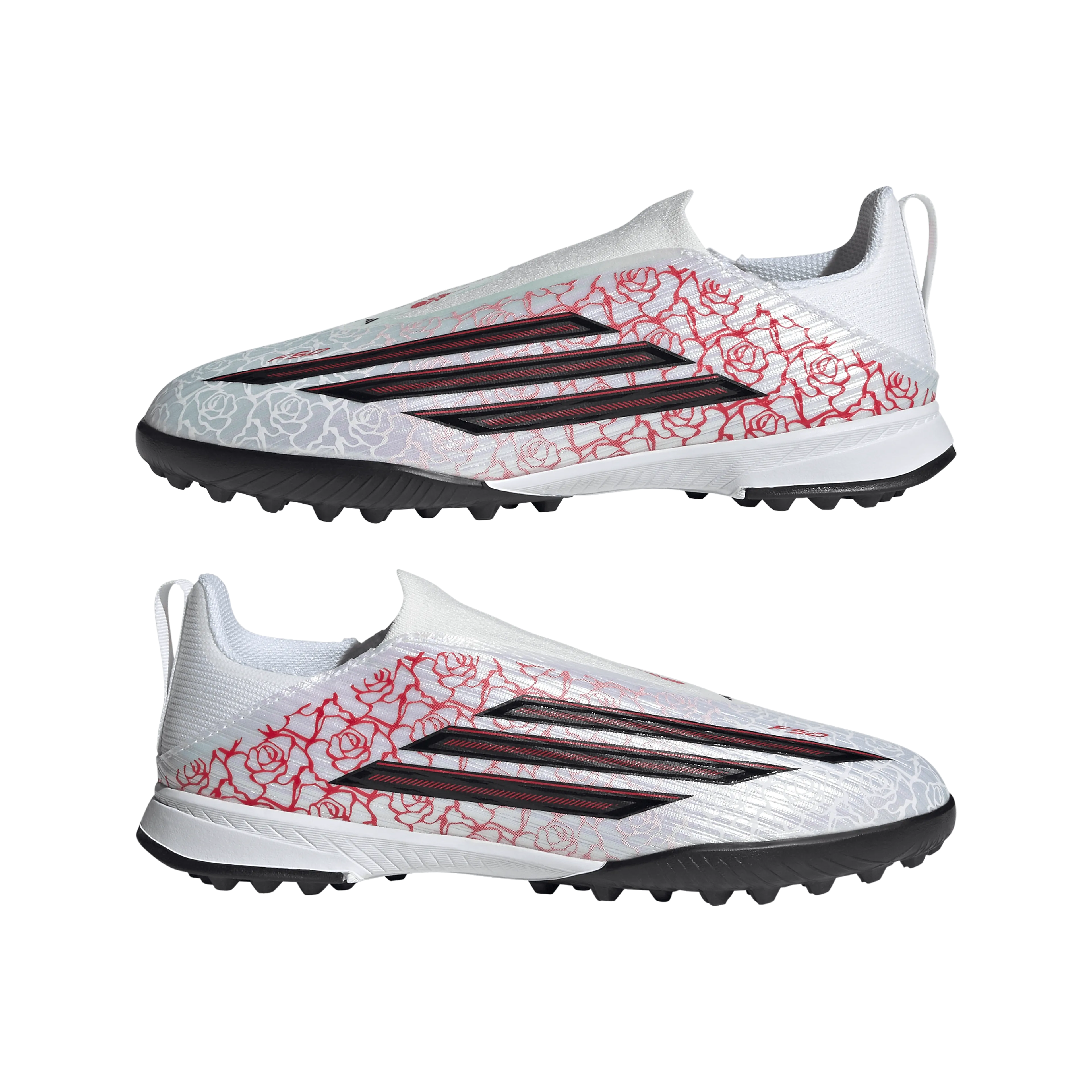 F50 LEAGUE Laceless Turf Footballsko Grus/Kunstgress Barn