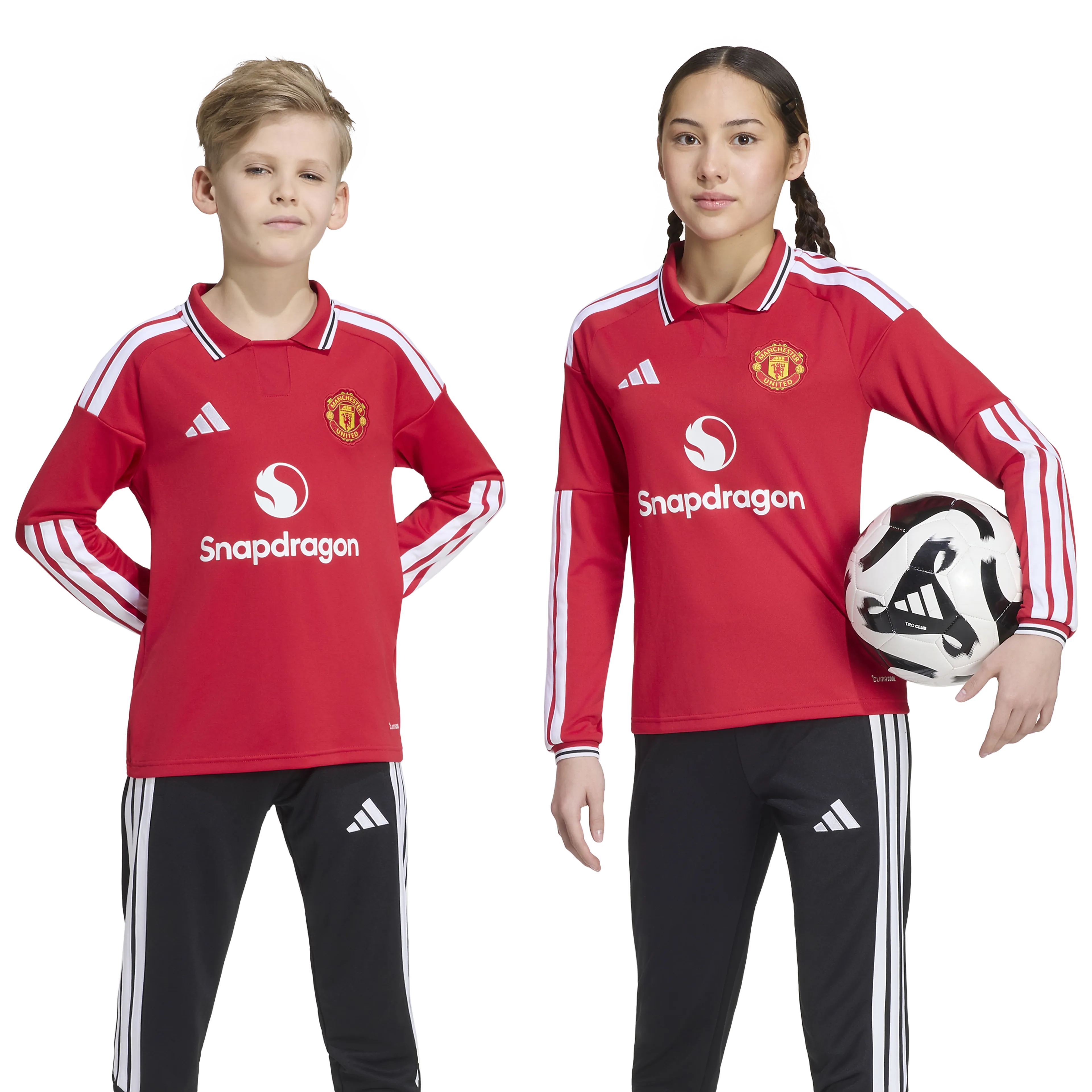 Manchester United 26/27 Hjemmedrakt langermet Barn