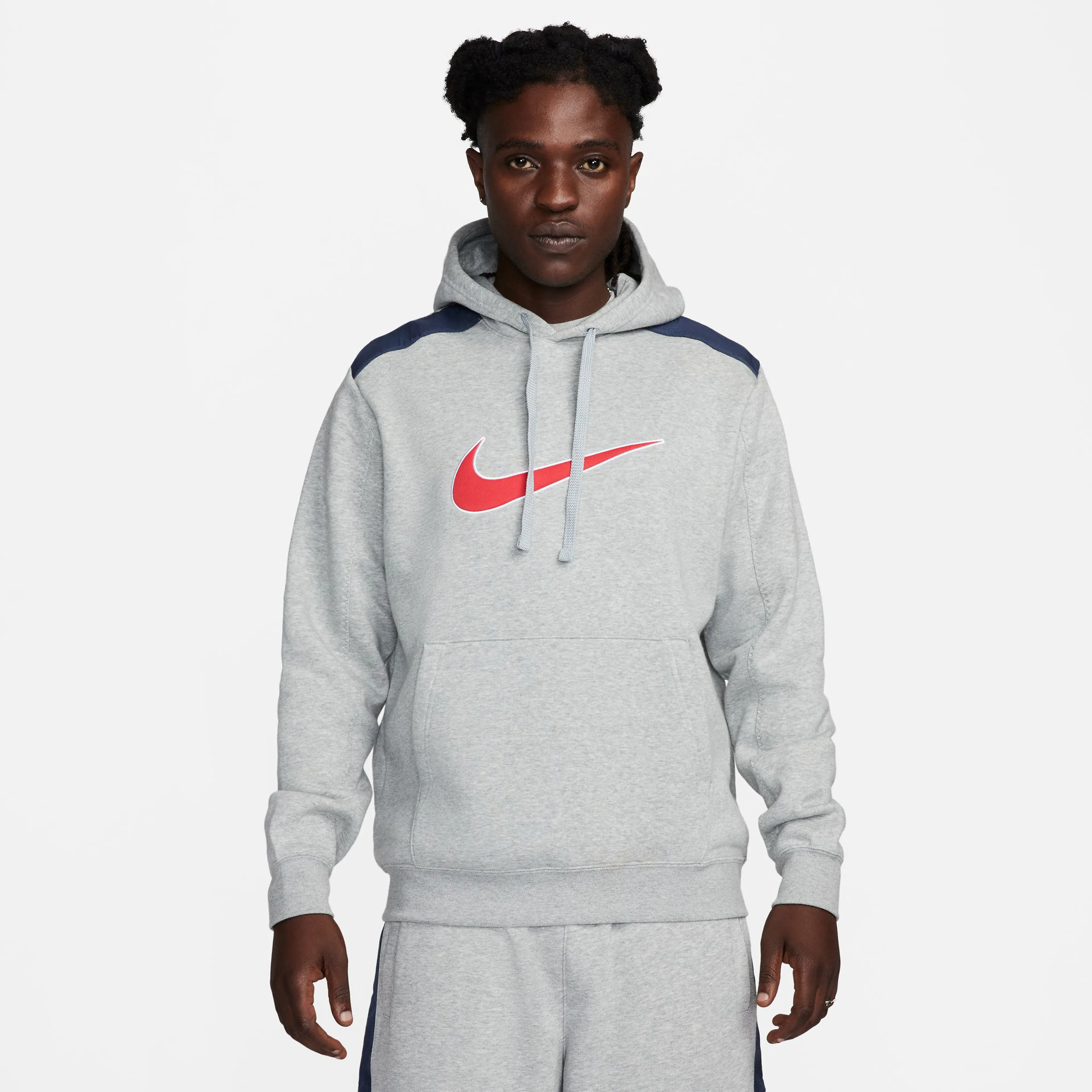 DK GREY HEATHER/THUNDER BLUE/FIRE R
