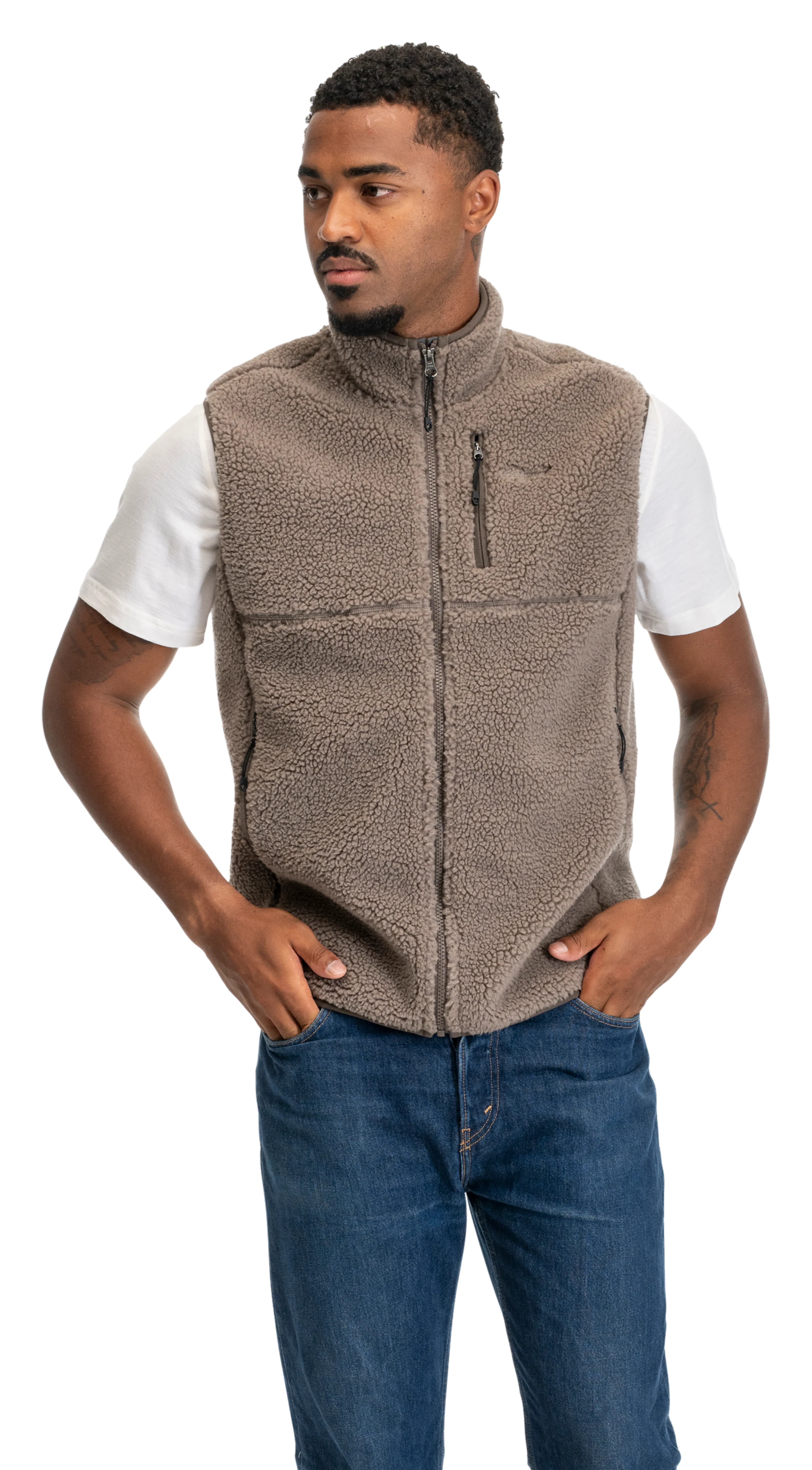 Lunnan Pile Fleece Vest Men