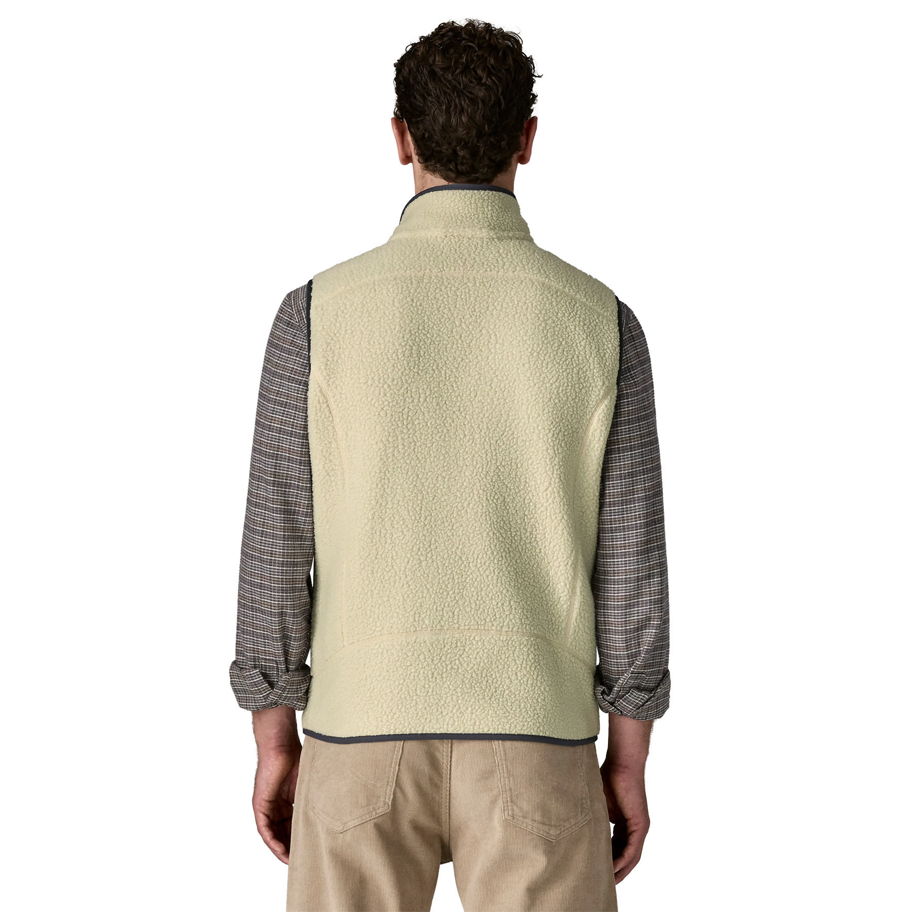 Retro Fleece Vest Herre