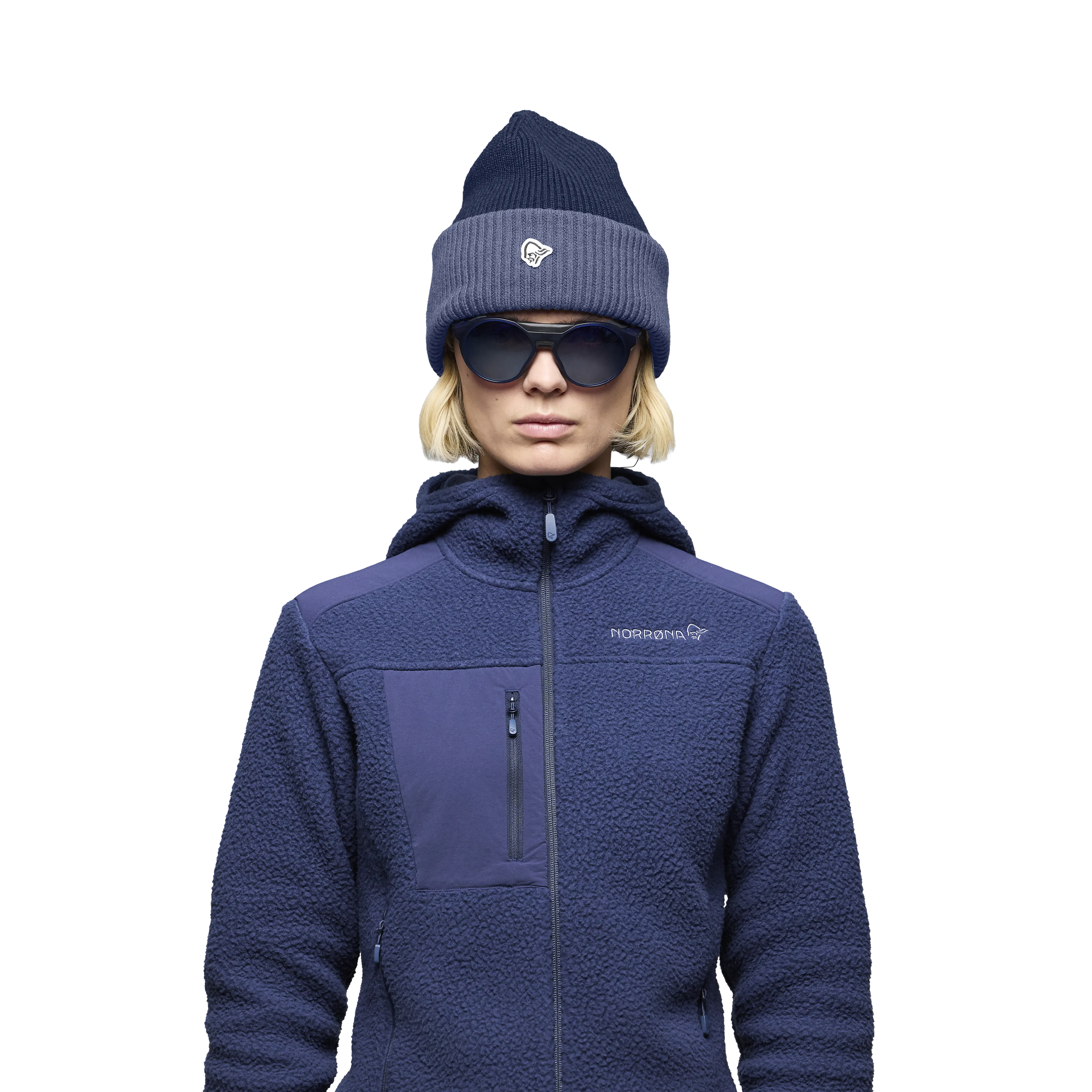 /29 heavy merinoUll contrast Beanie