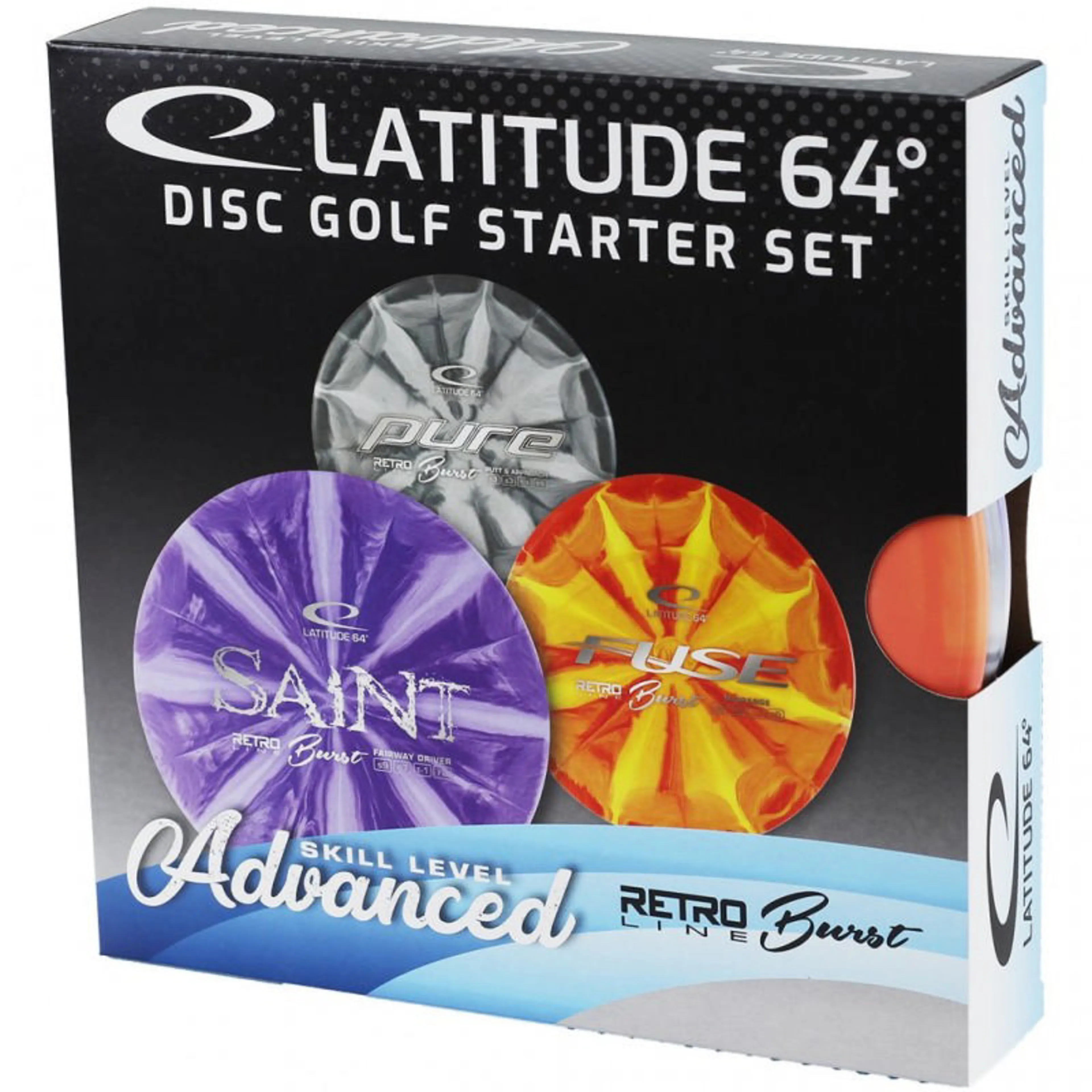 Retro Burst Advanced Disc Golf starter sett