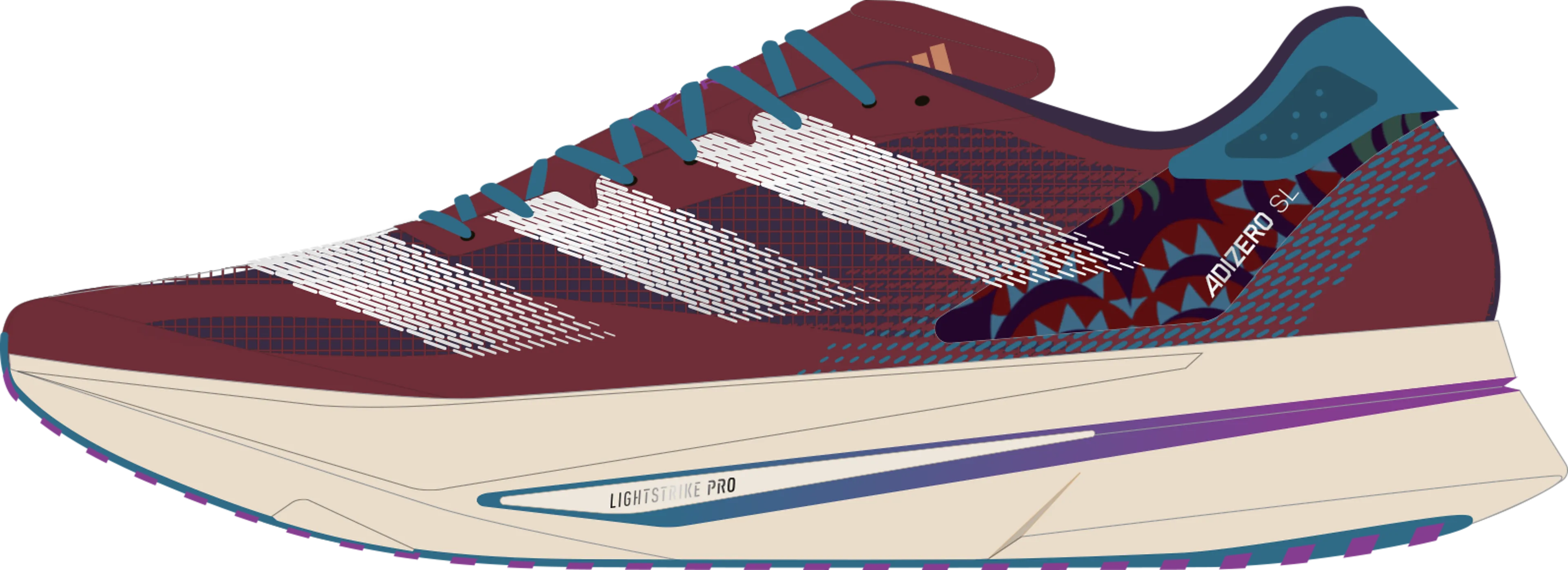 ADIZERO SL2 løpesko dame
