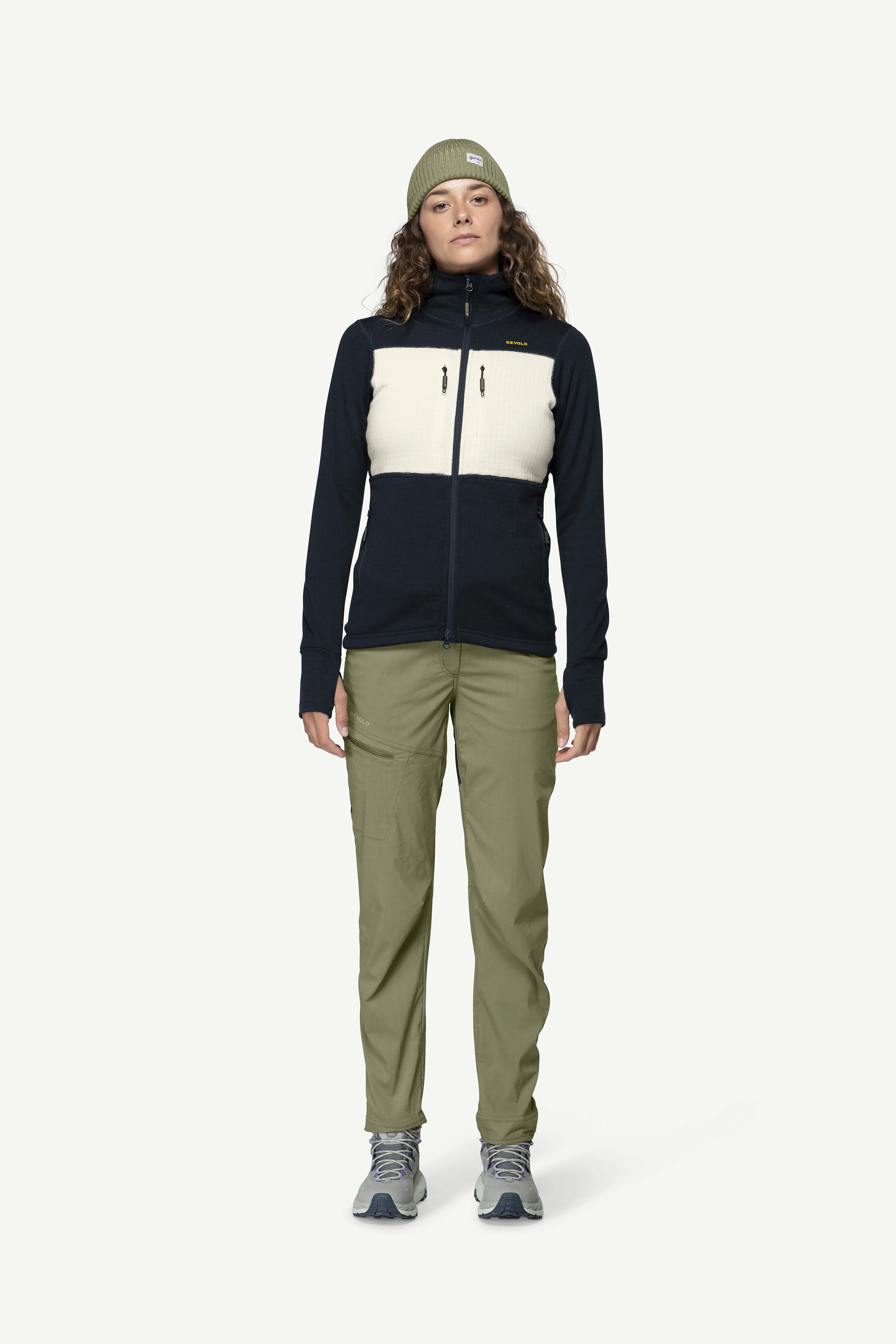 EGGA GRID MERINO JKT WMN