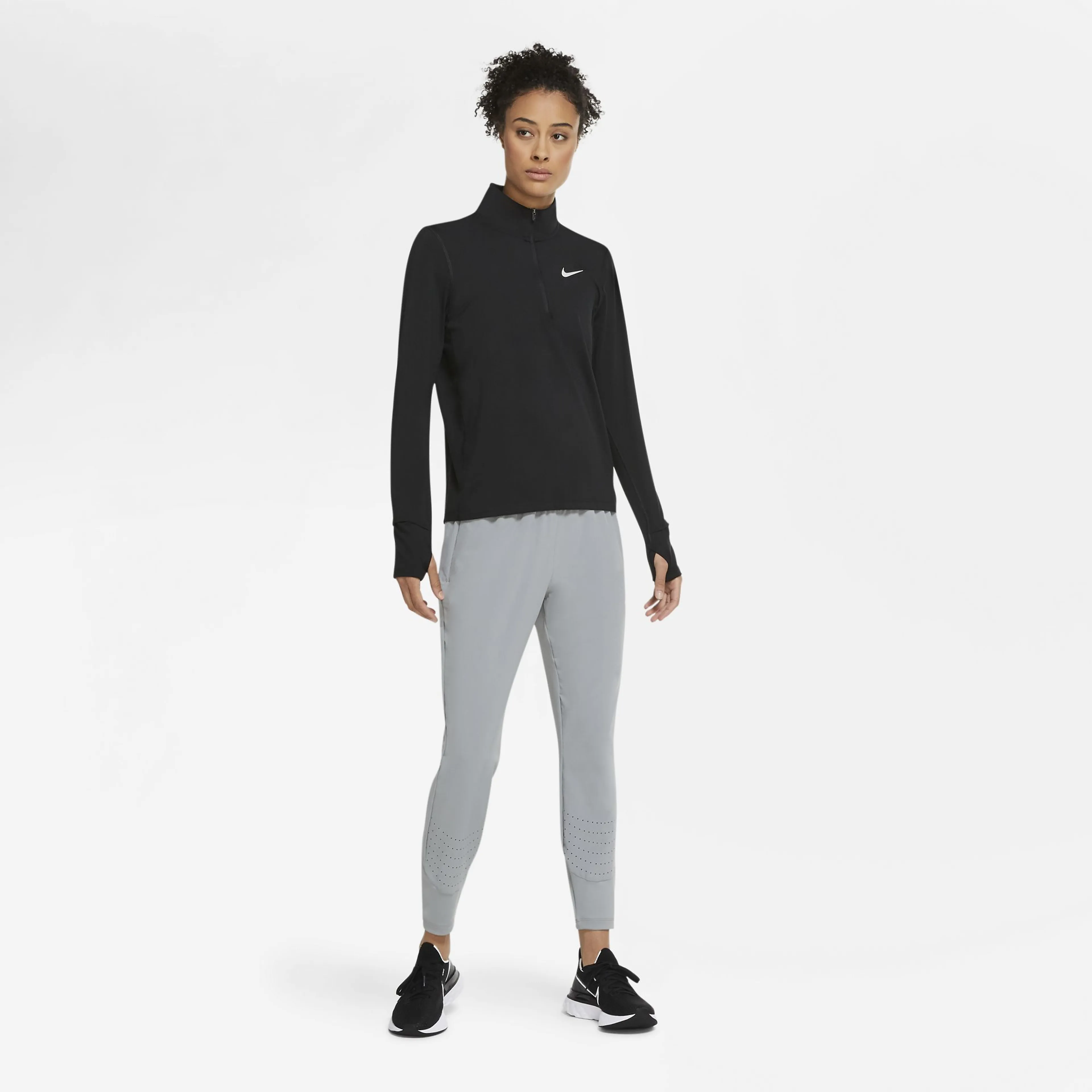 Element 1/2-Zip Running treningsgenser dame