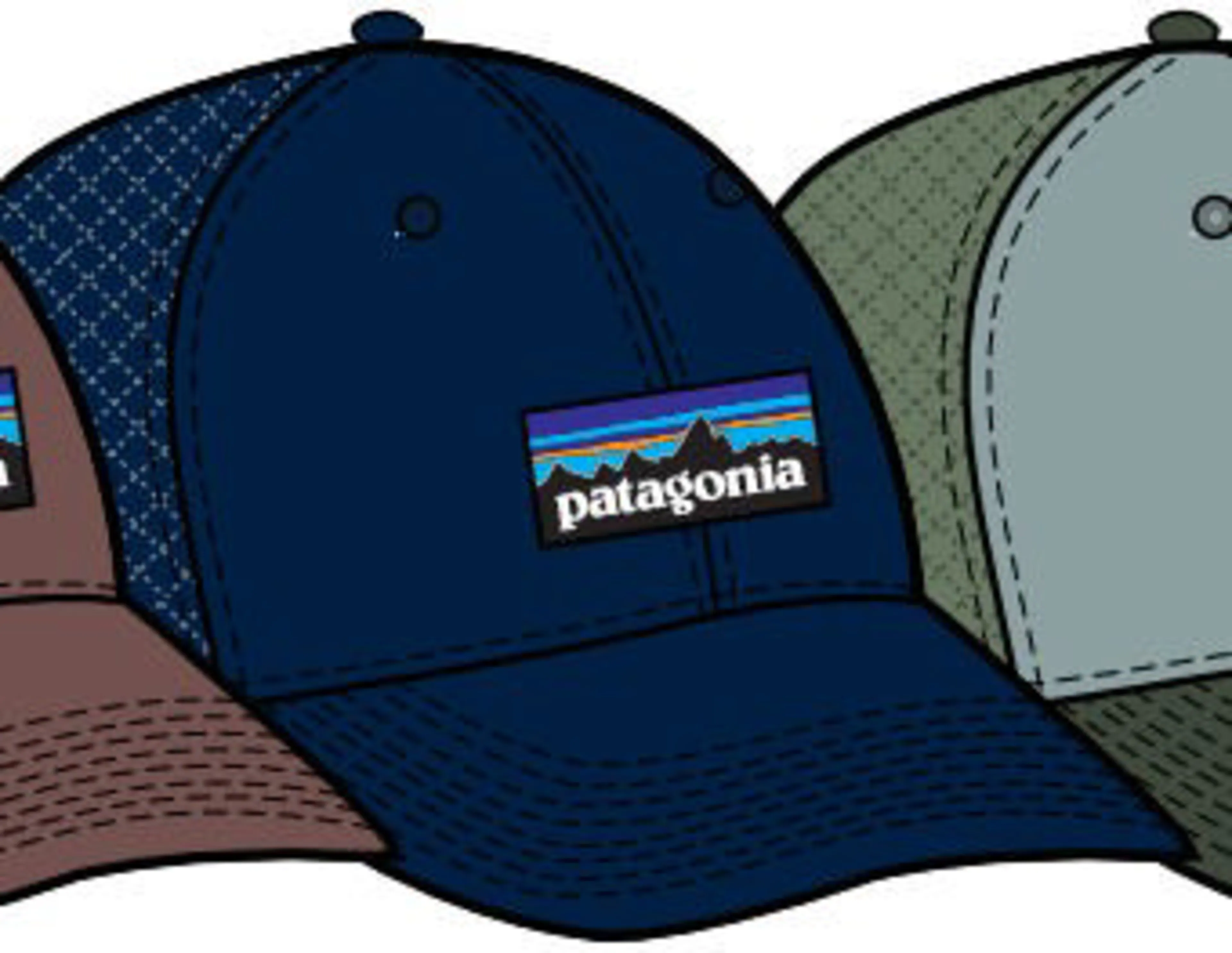 P-6 Logo LoPro Trucker caps