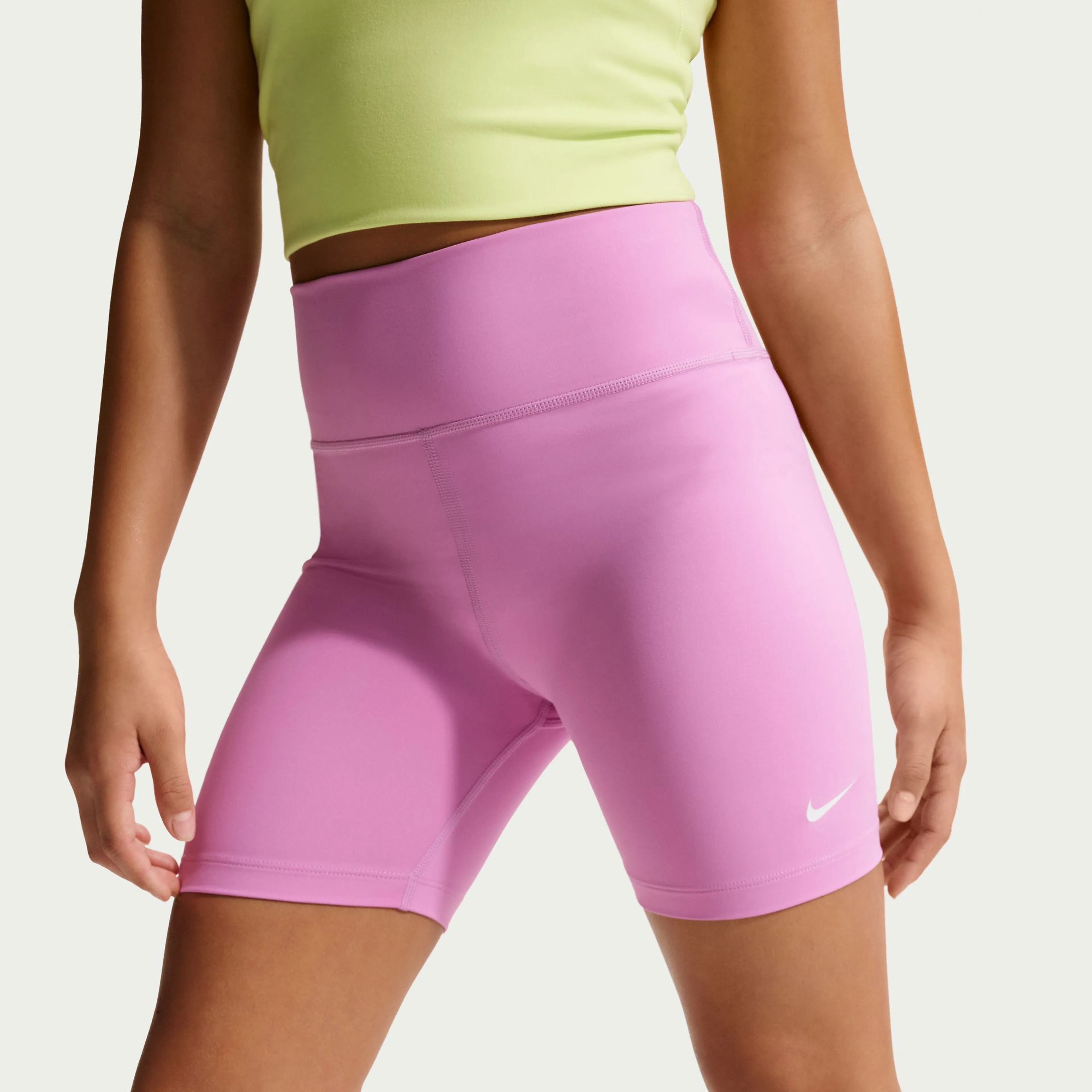 Nike One Big Kids' (Girls') Dri-FIT 5" Biker Shorts
