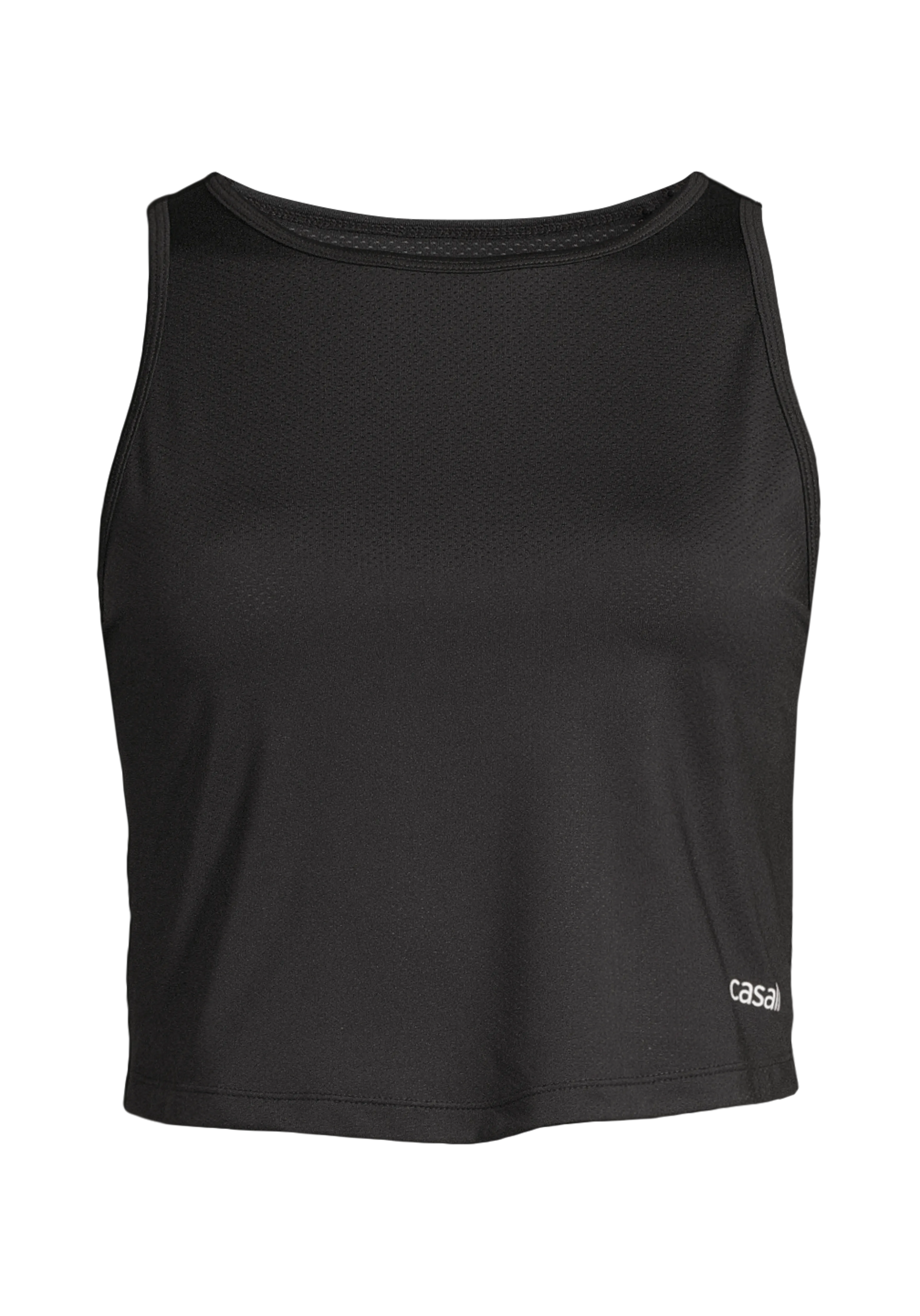 Laser Mesh Crop Top