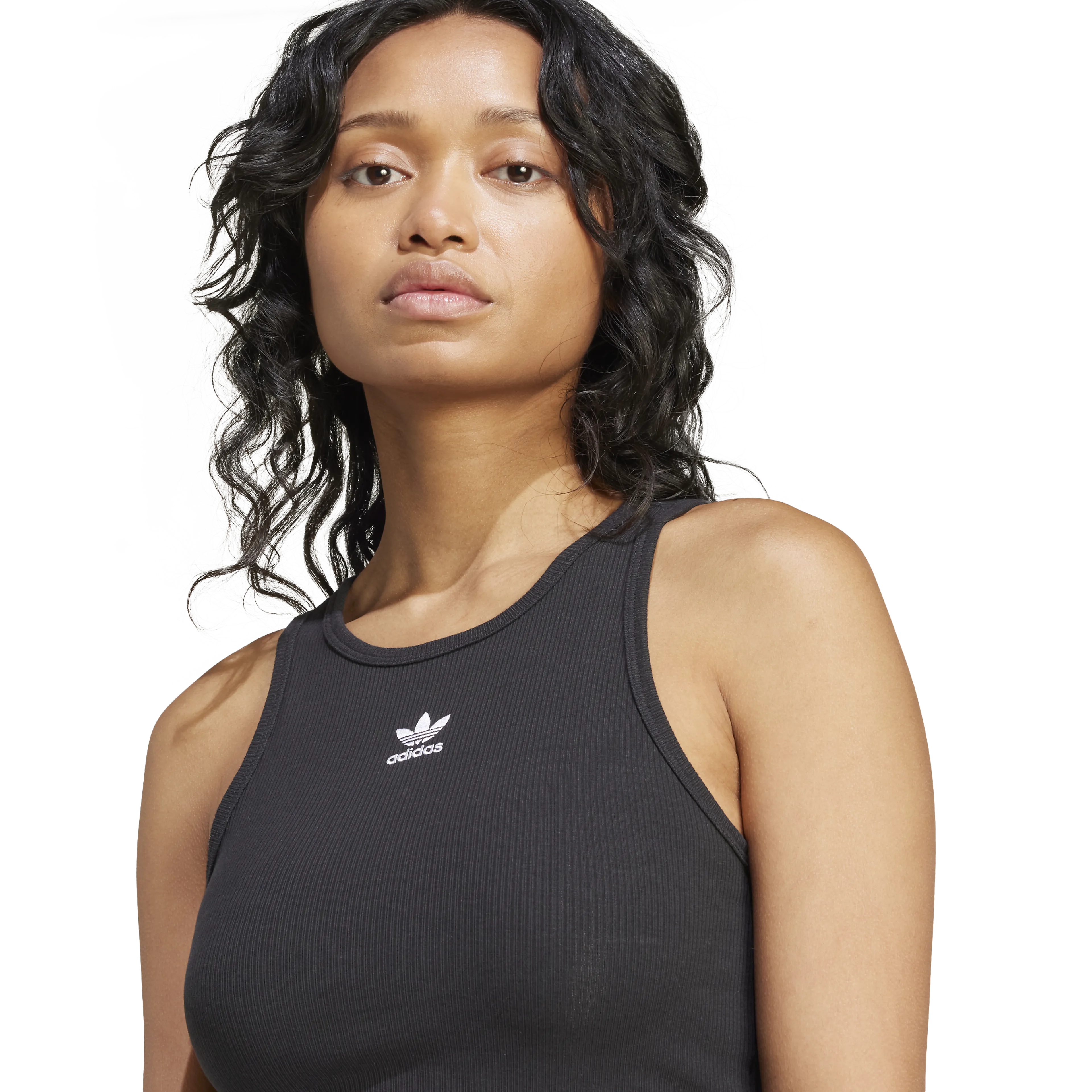 Essentials Ribbed Tank Top Dame