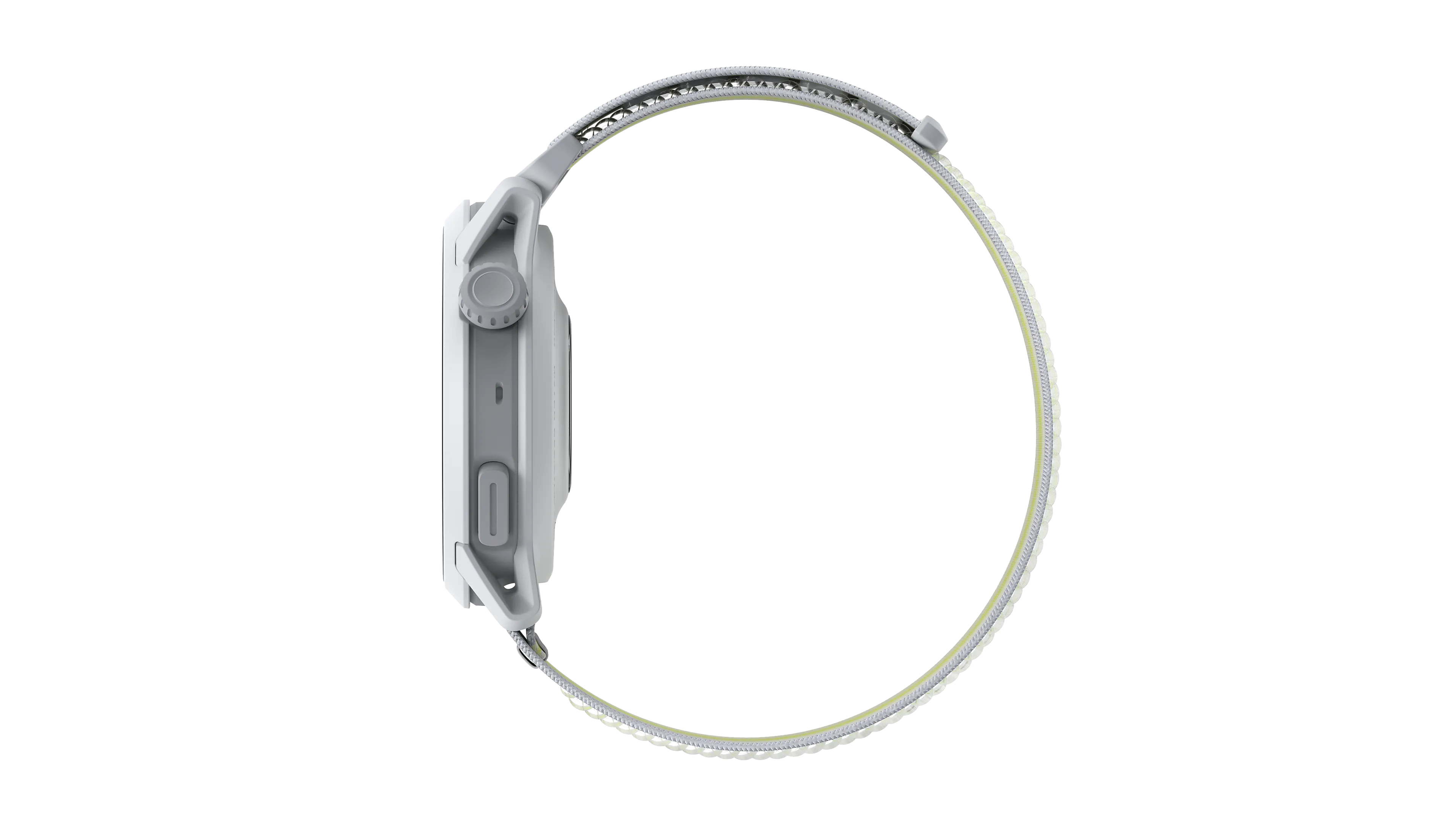 WATCH PACE 4 Nylon White