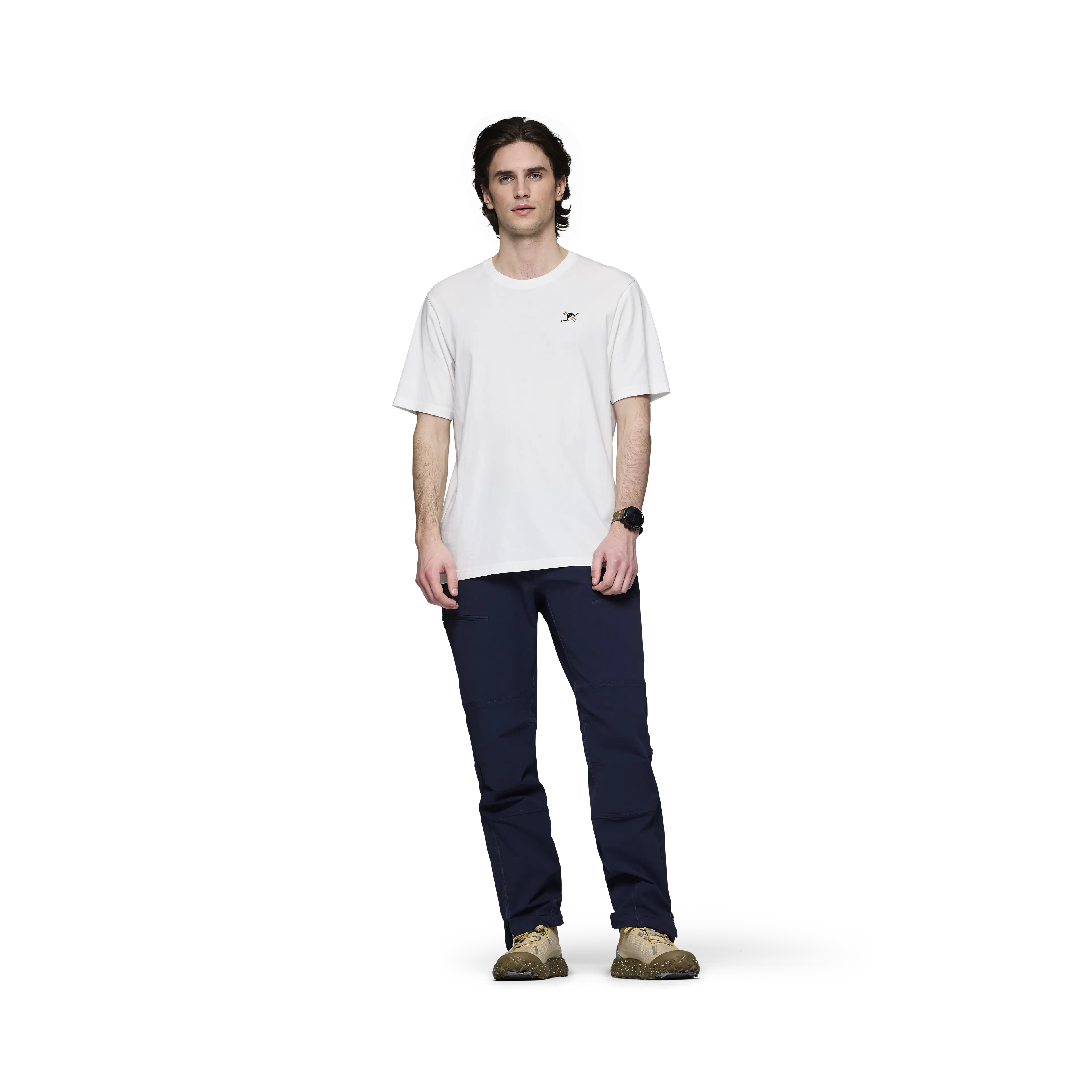 /29 cotton activity embroidery T-shirt M's