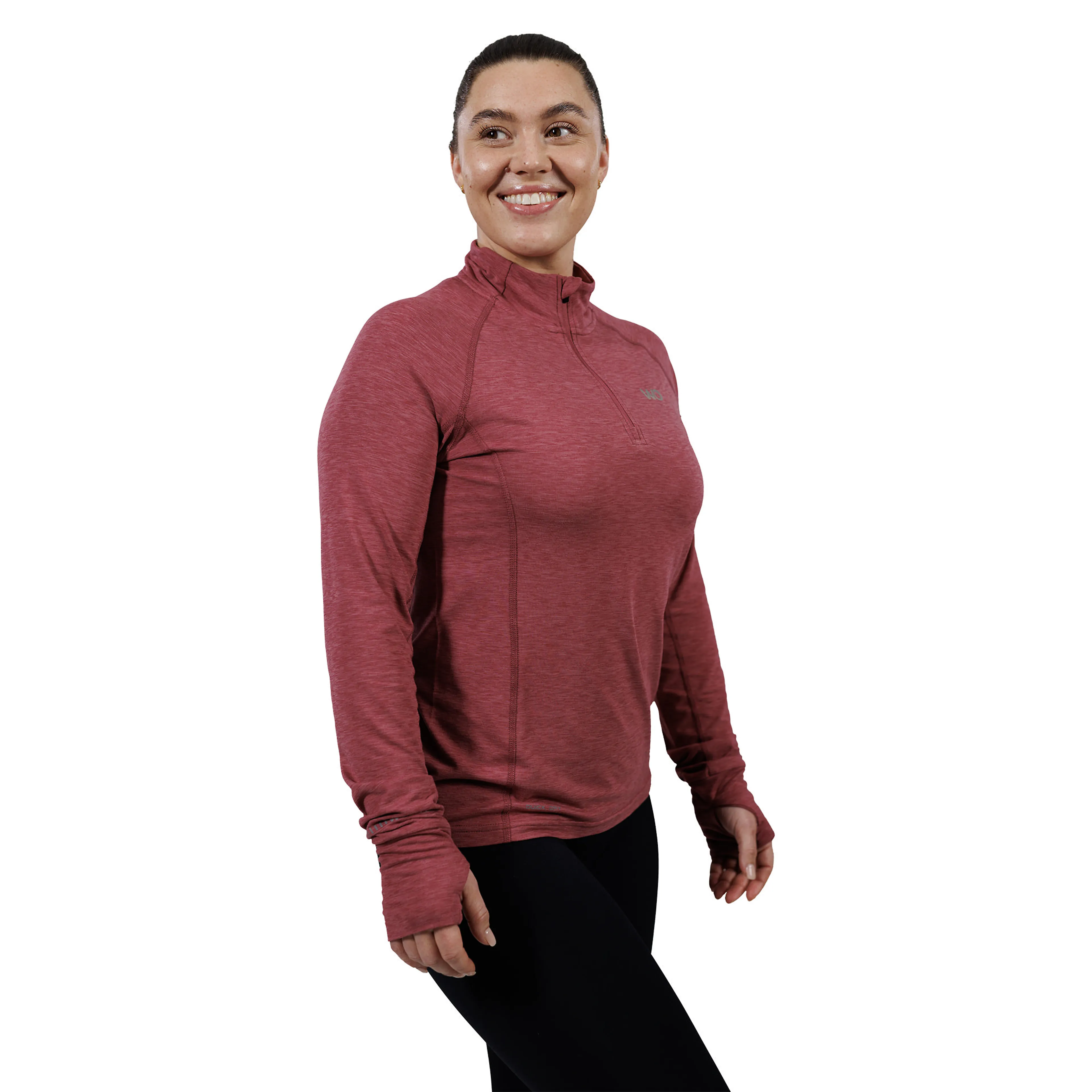 Wolling Melange Performance Midlayer Dame