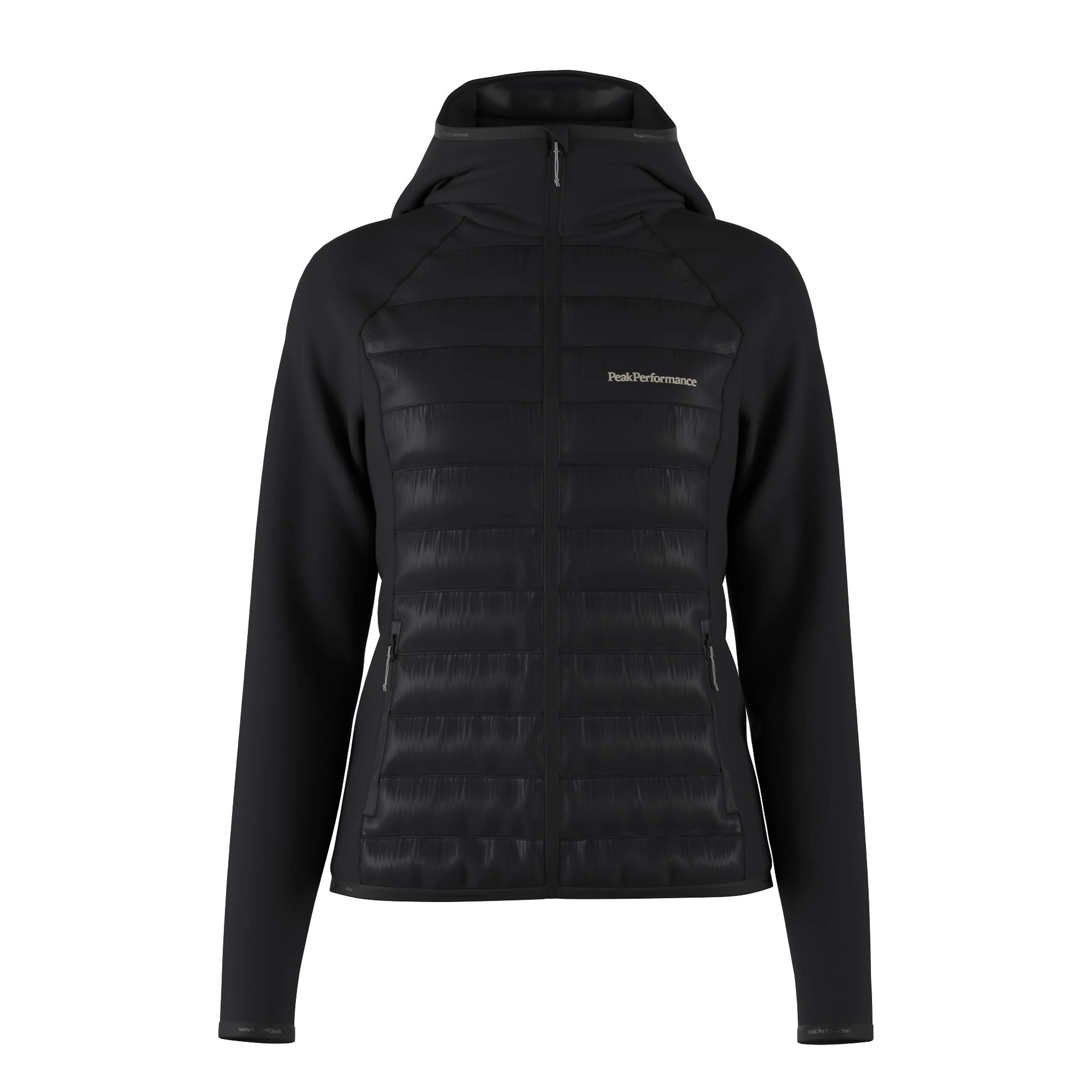 Down Hybrid Hood jakke dame