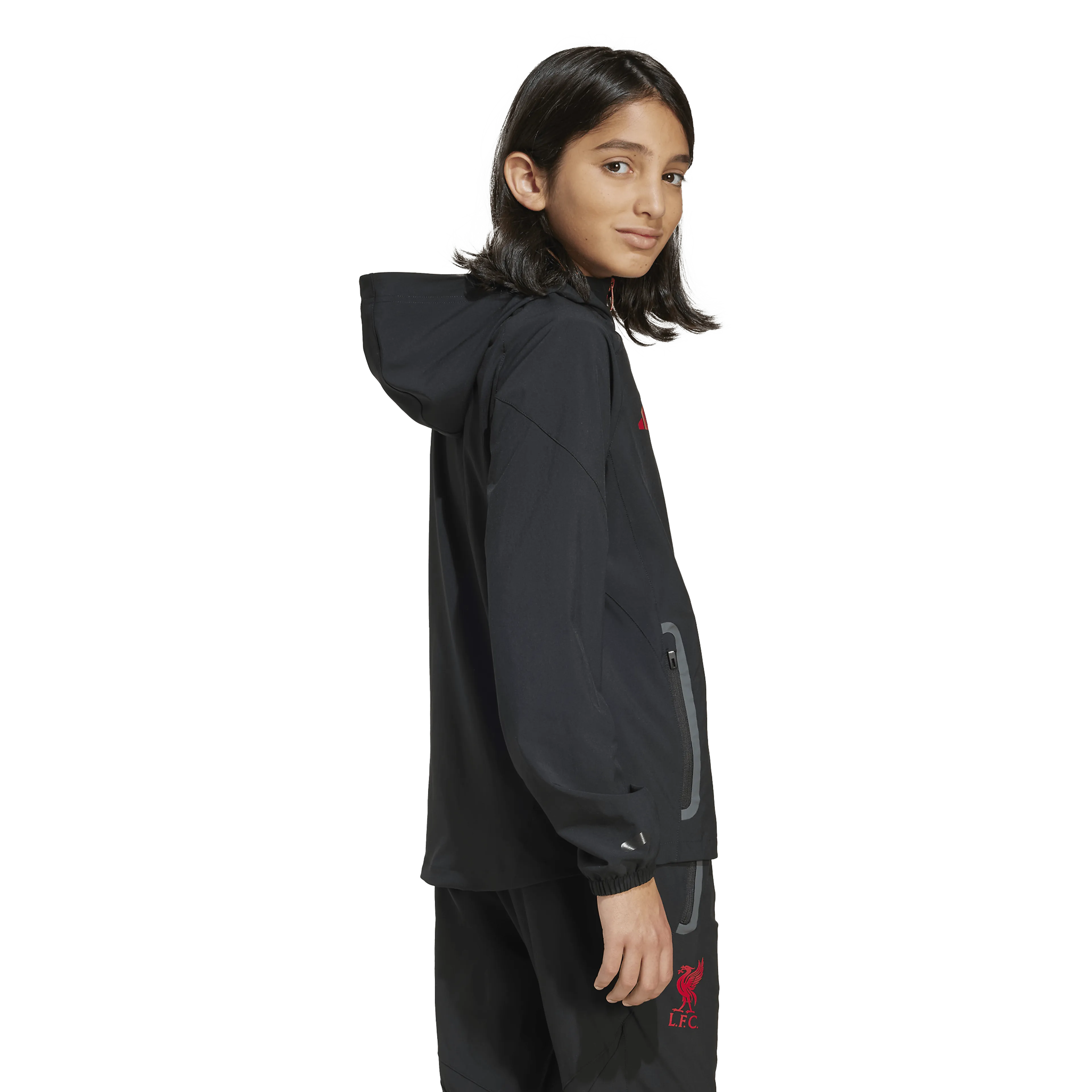 Liverpool FC Tiro 25 Competition Vis Tech Travel Jacket Junior