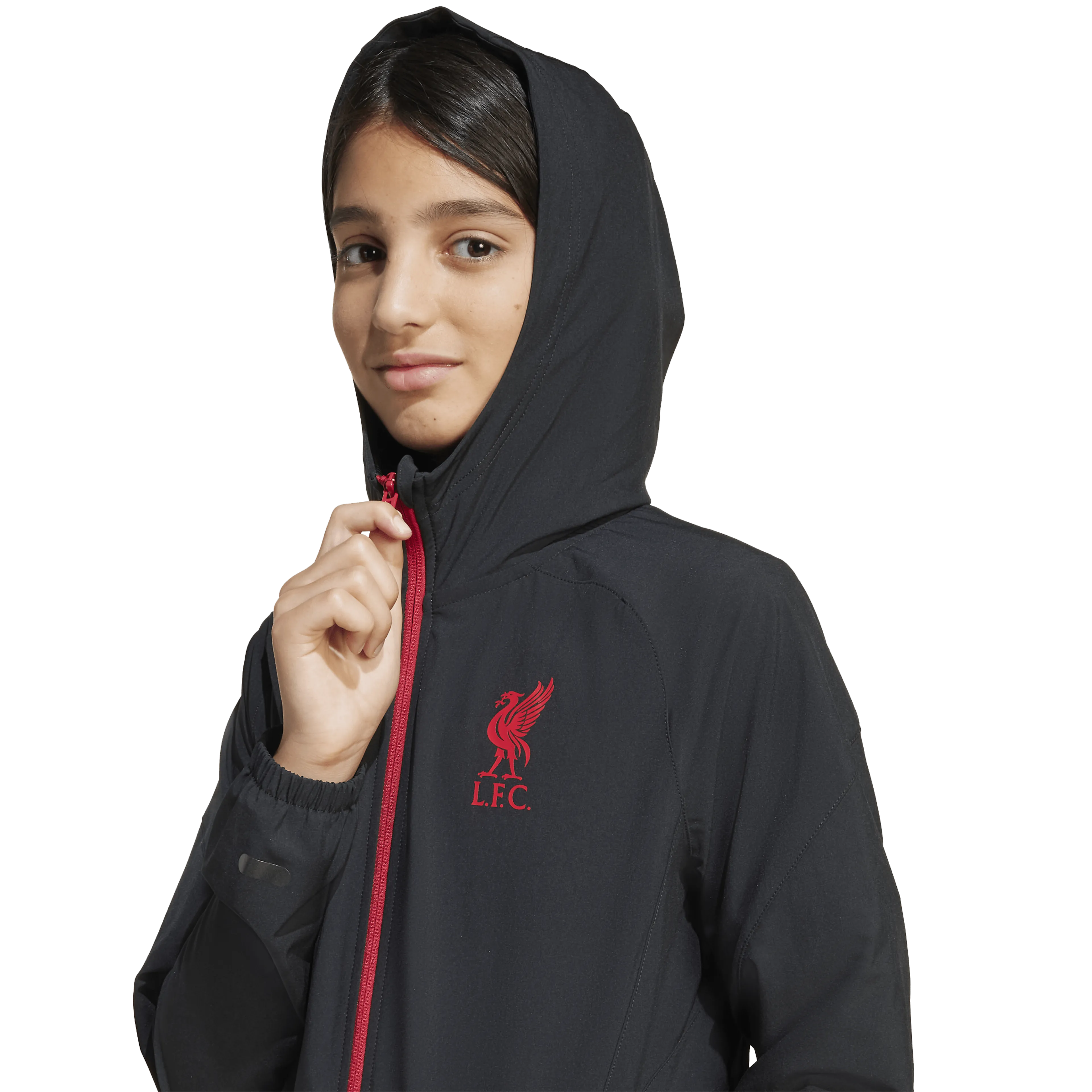 Liverpool FC Tiro 25 Competition Vis Tech Travel Jacket Junior