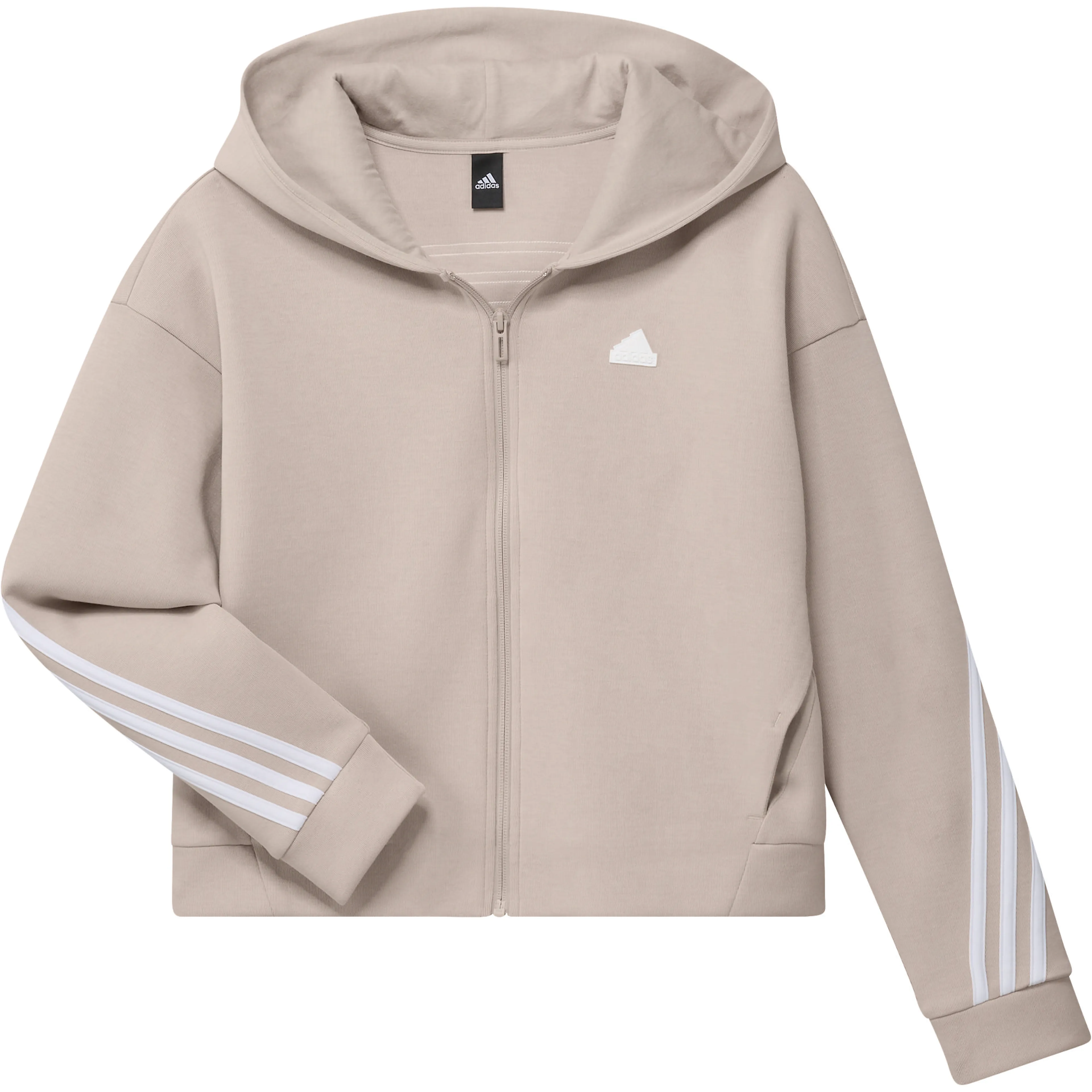 Future Icons 3-Stripes Full-Zip hettejakke junior
