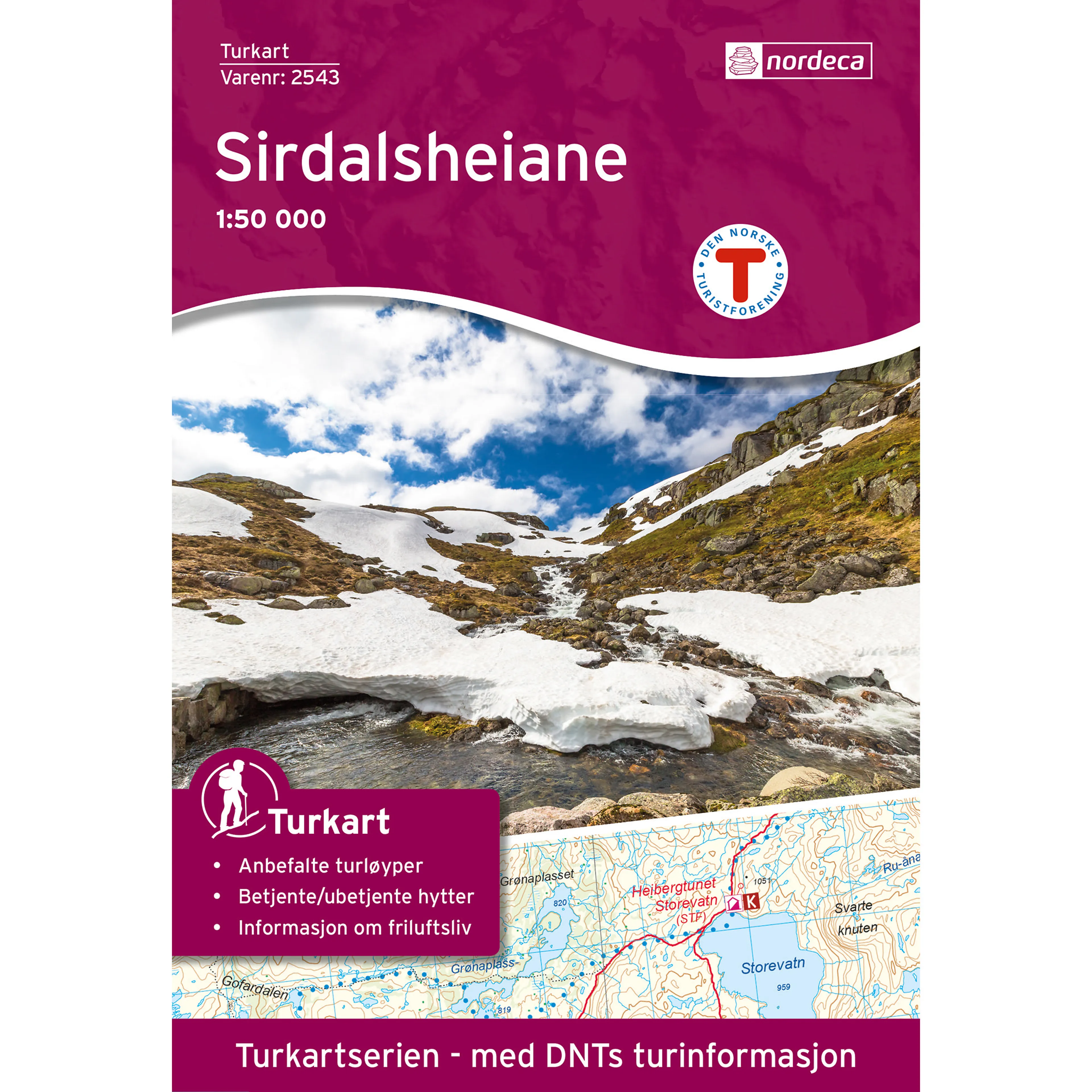 SIRDALSHEIANE 1:50 000