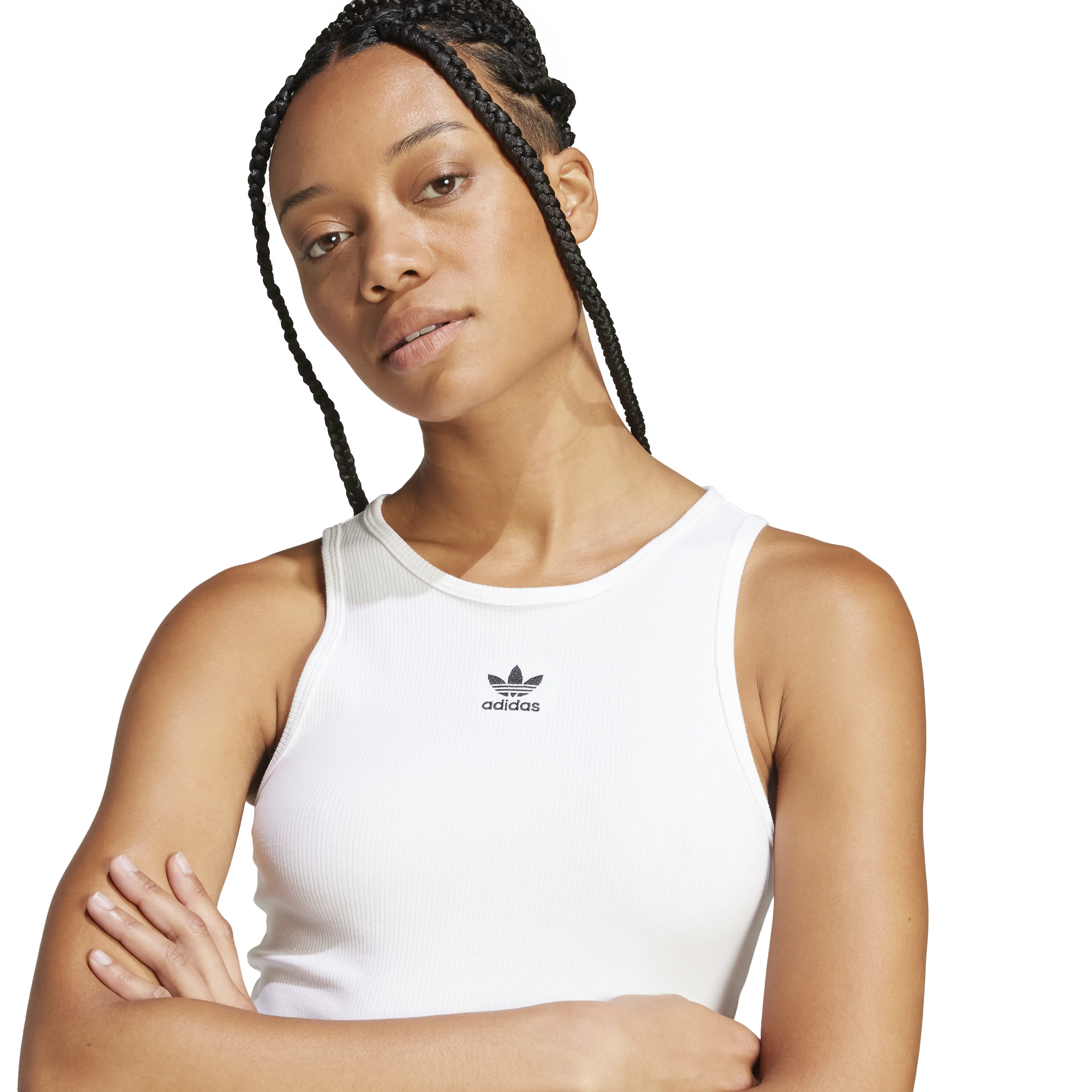 Essentials Ribbed Tank Top Dame