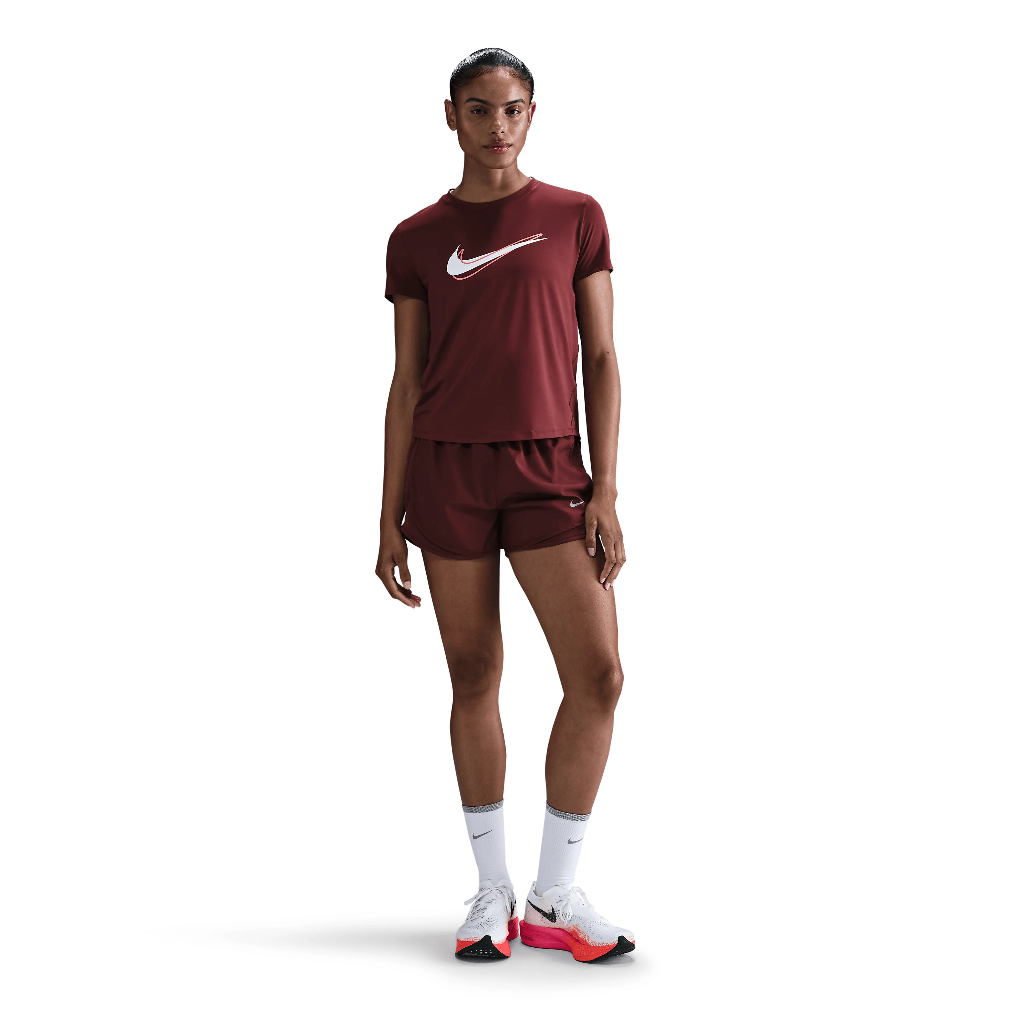 Nike One Swoosh Women's Dri-FIT Short-Sleeve Running Top Nike One Swoosh Women's Dri-FIT Short-Sleeve Running Top