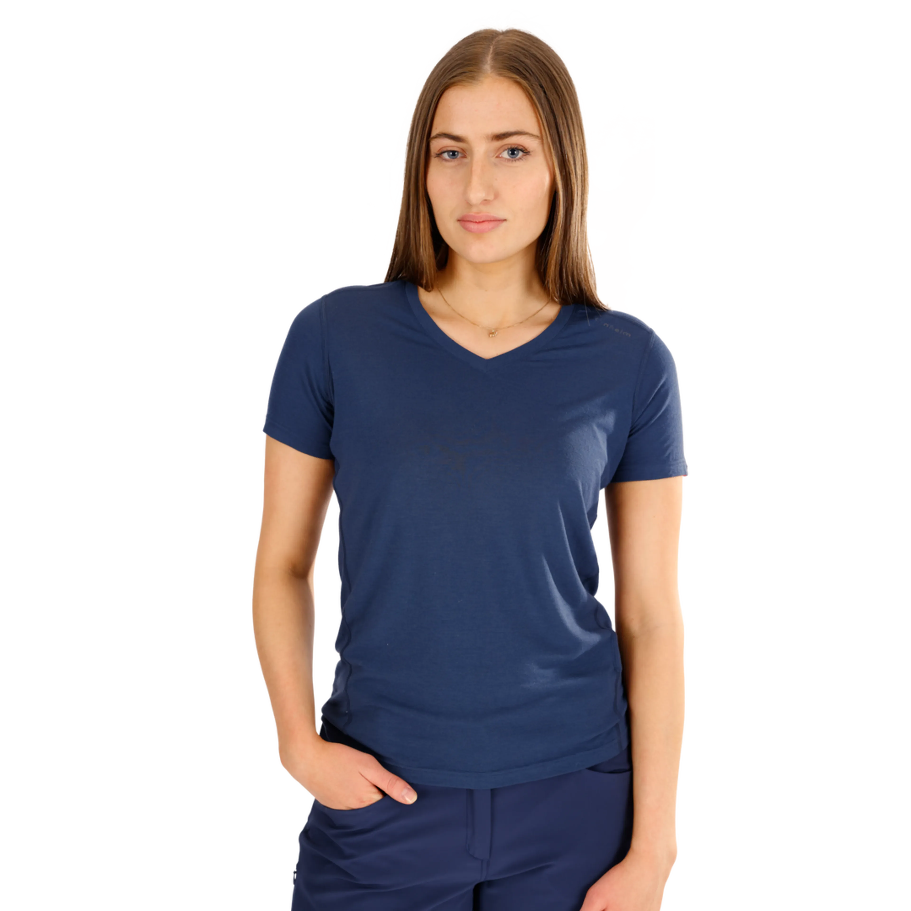 Veo Ull/bambus T-shirt U/trykk dame