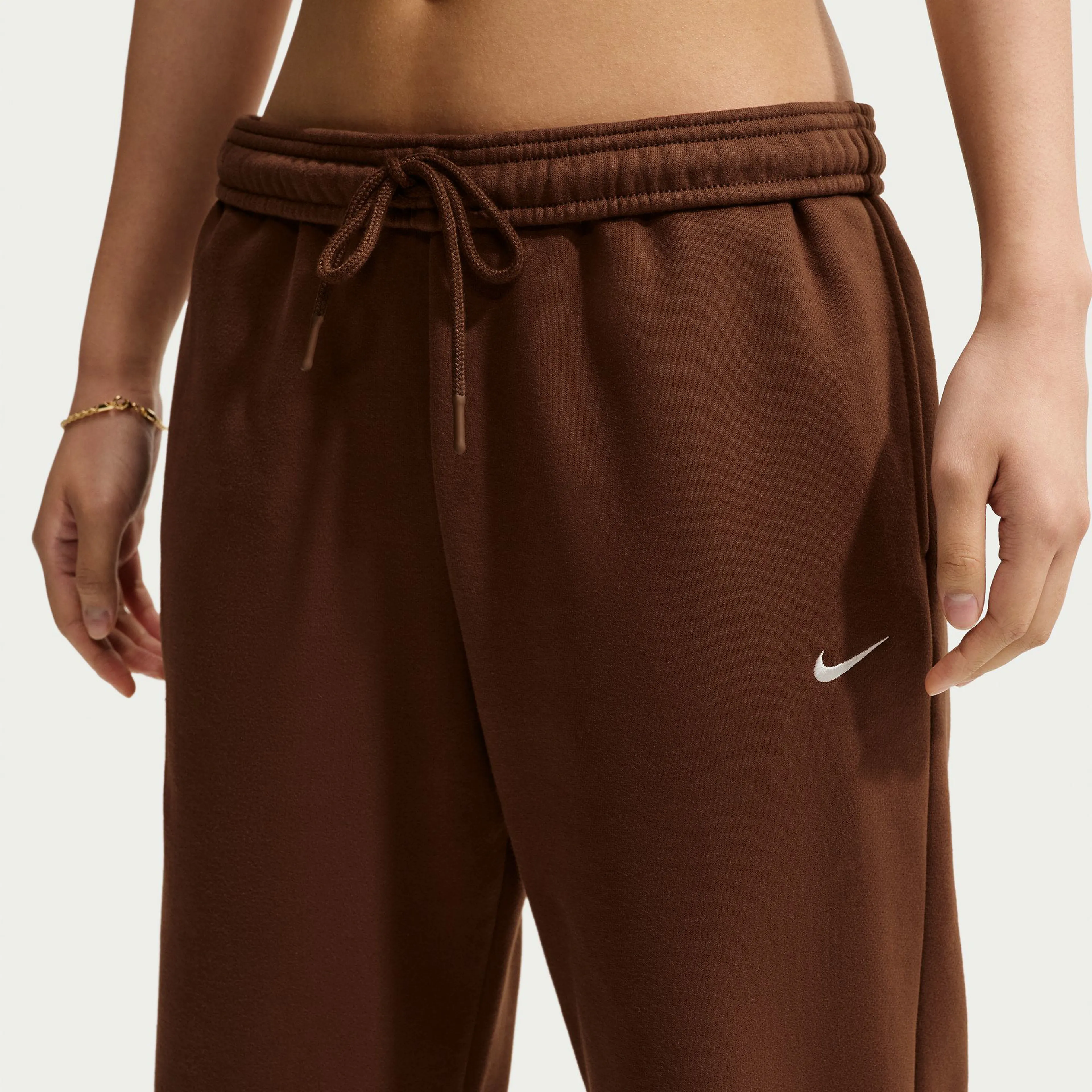  Studio Fleece Medium Weight Women's Mid-Rise Open-Hem Pants